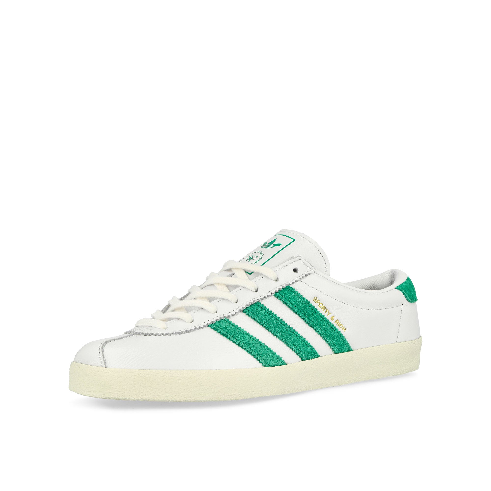 adidas Blanc Footwear White / Off White / Court Green Low Top Sneakers Close Up | Overkill