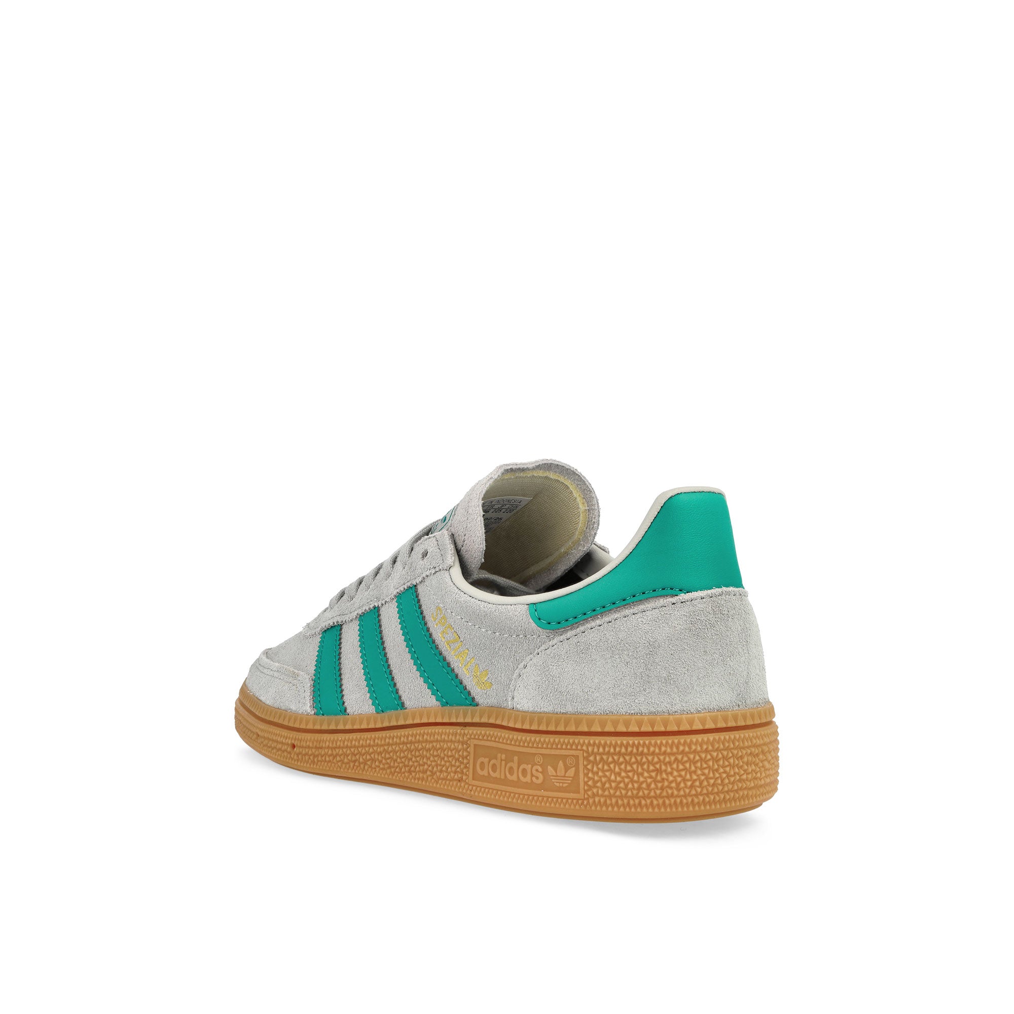 adidas Handball Spezial J Grey Two / Pure Teal / Gum 2 Low Top Sneakers Material | Overkill