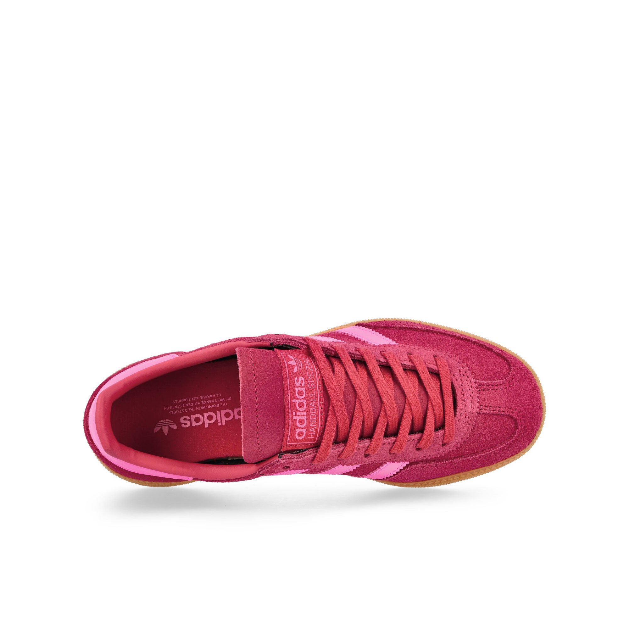 adidas Handball Spezial J Ruby Red / Lucid Pink / Gum2 Low Top Sneaker JP7999 Detailfoto | Overkill