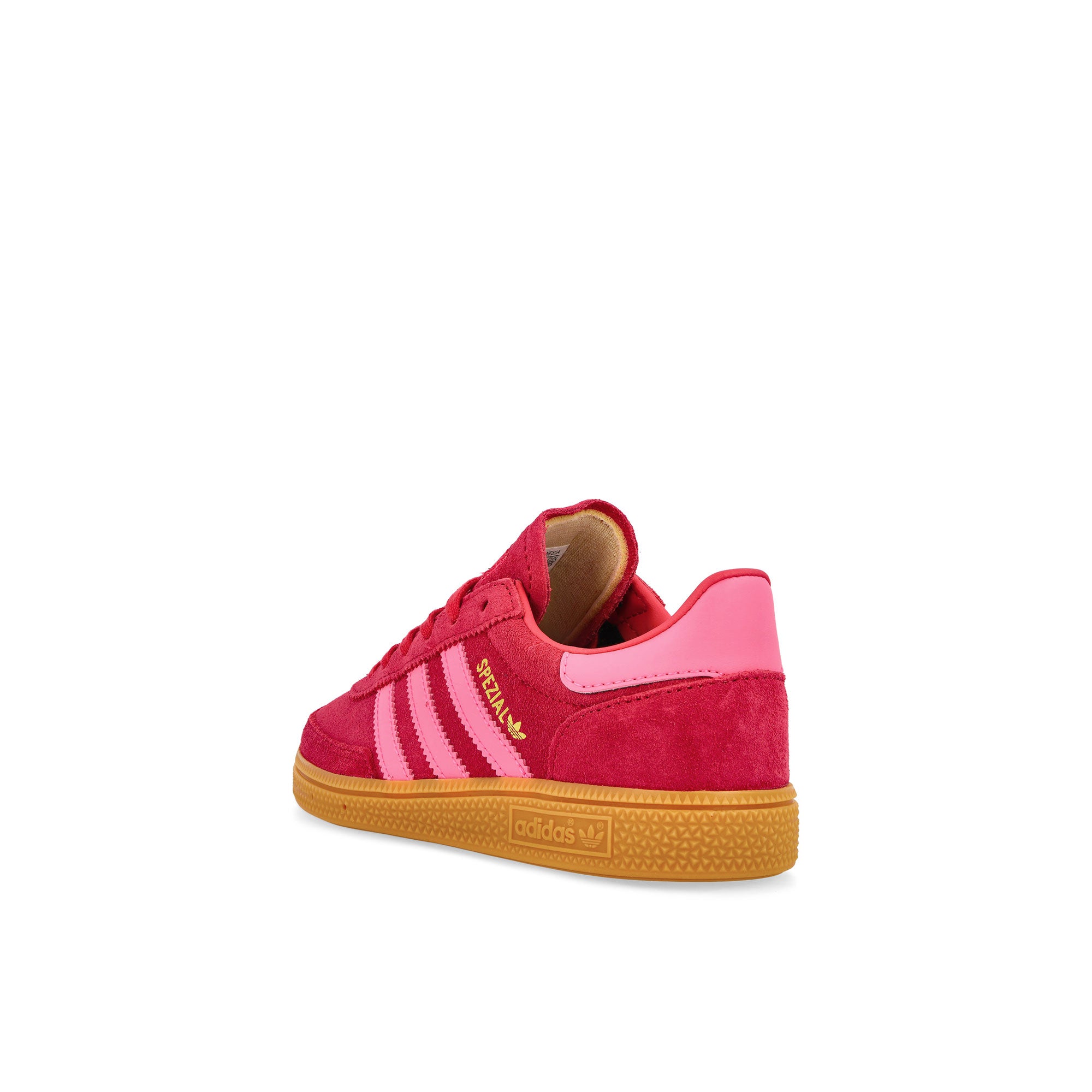 adidas Handball Spezial C Ruby Red / Lucid Pink / Gum 2 Low Top Sneakers Material | Overkill