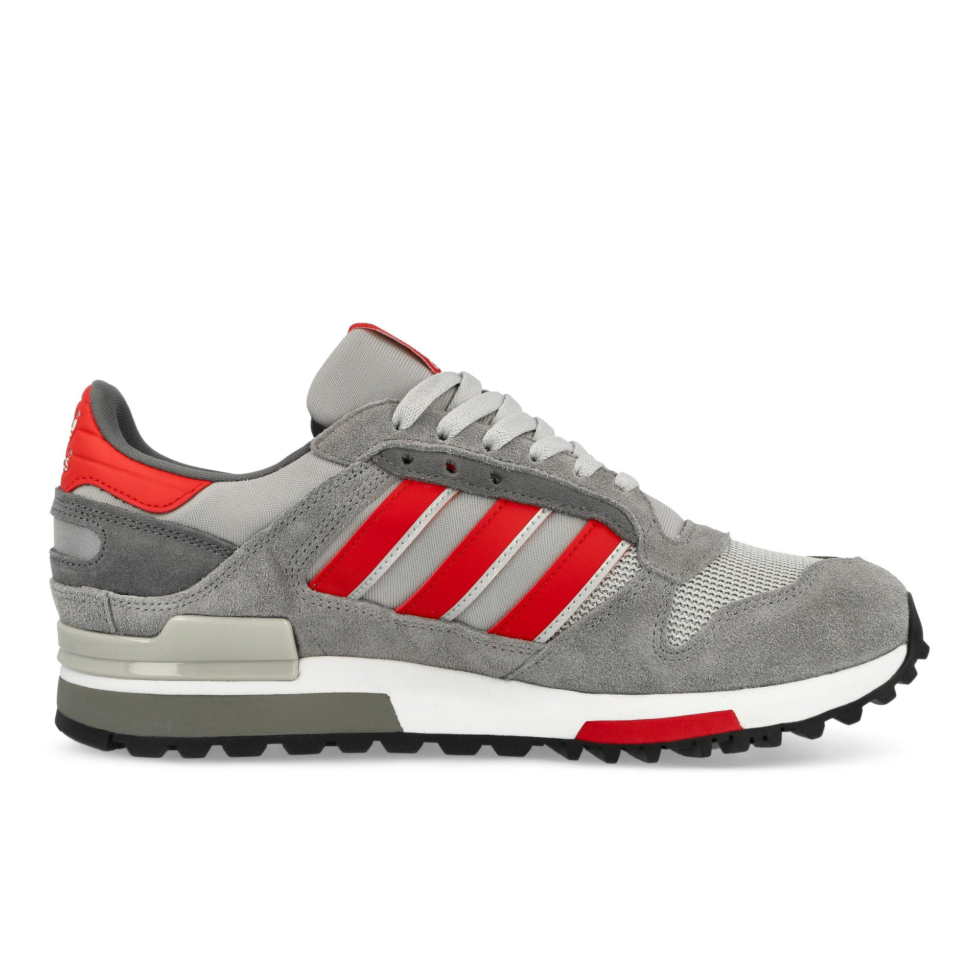 adidas ZX 600 Grey Three / Better Scarlet / Grey Two Low Top Sneakers Silhouette | Overkill