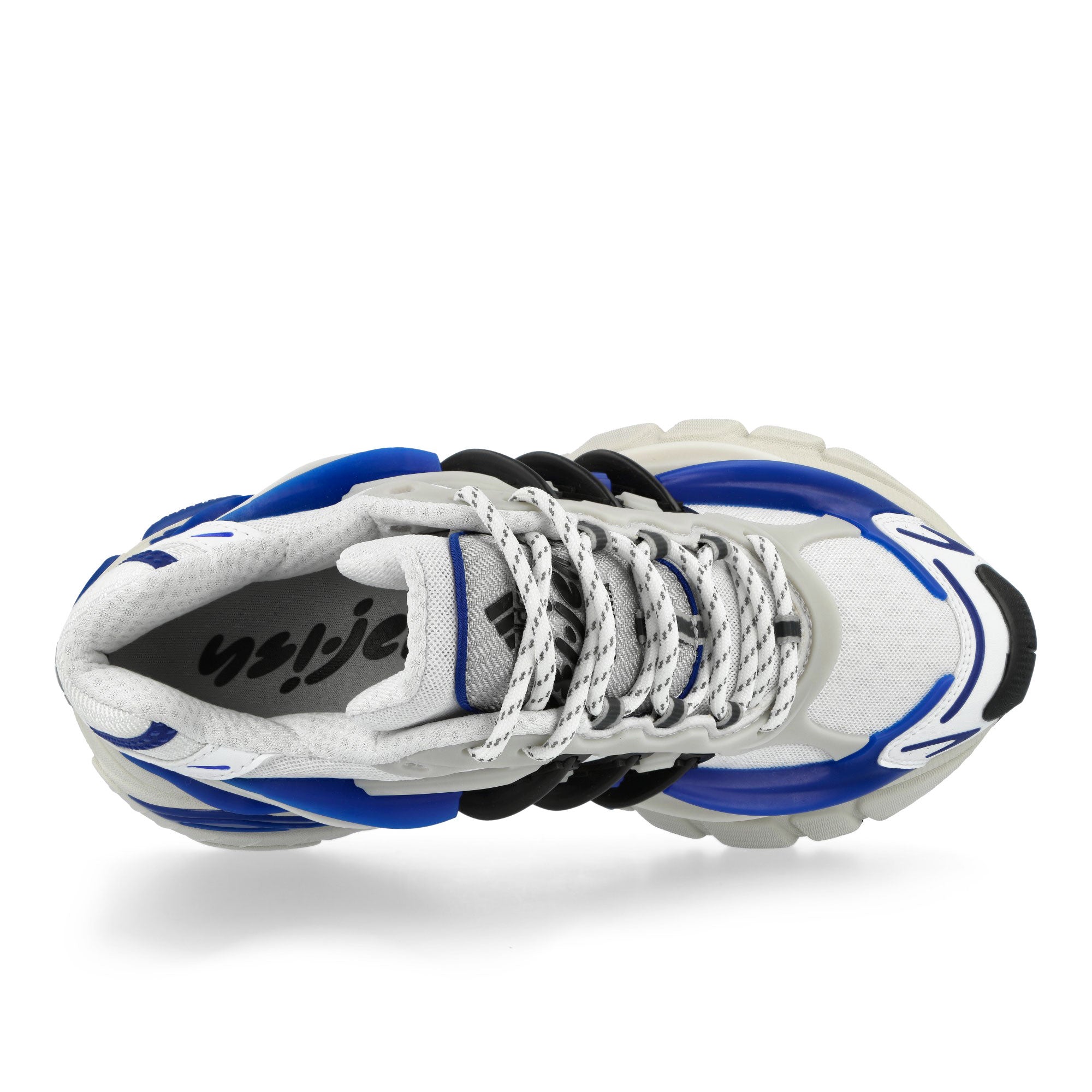 adidas PW Adistar Jellyfish Focus Olive / Core Black / Team Royal Blue Low Top Sneakers JP9263 Detailfoto | Overkill