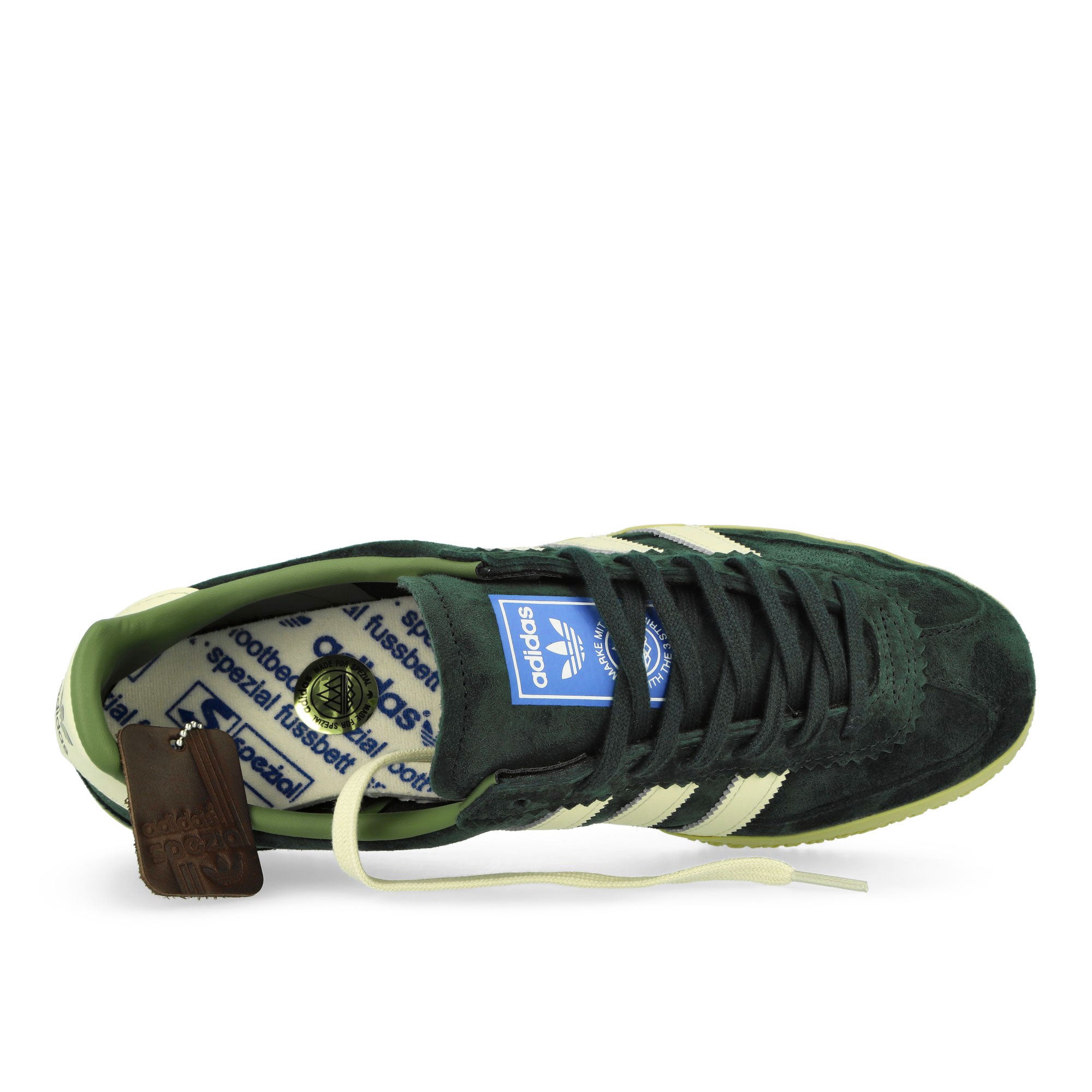 adidas Roelee SPZL Wild Pine / Halo Gold / Cream White Low Top Sneakers Detailfoto | Overkill