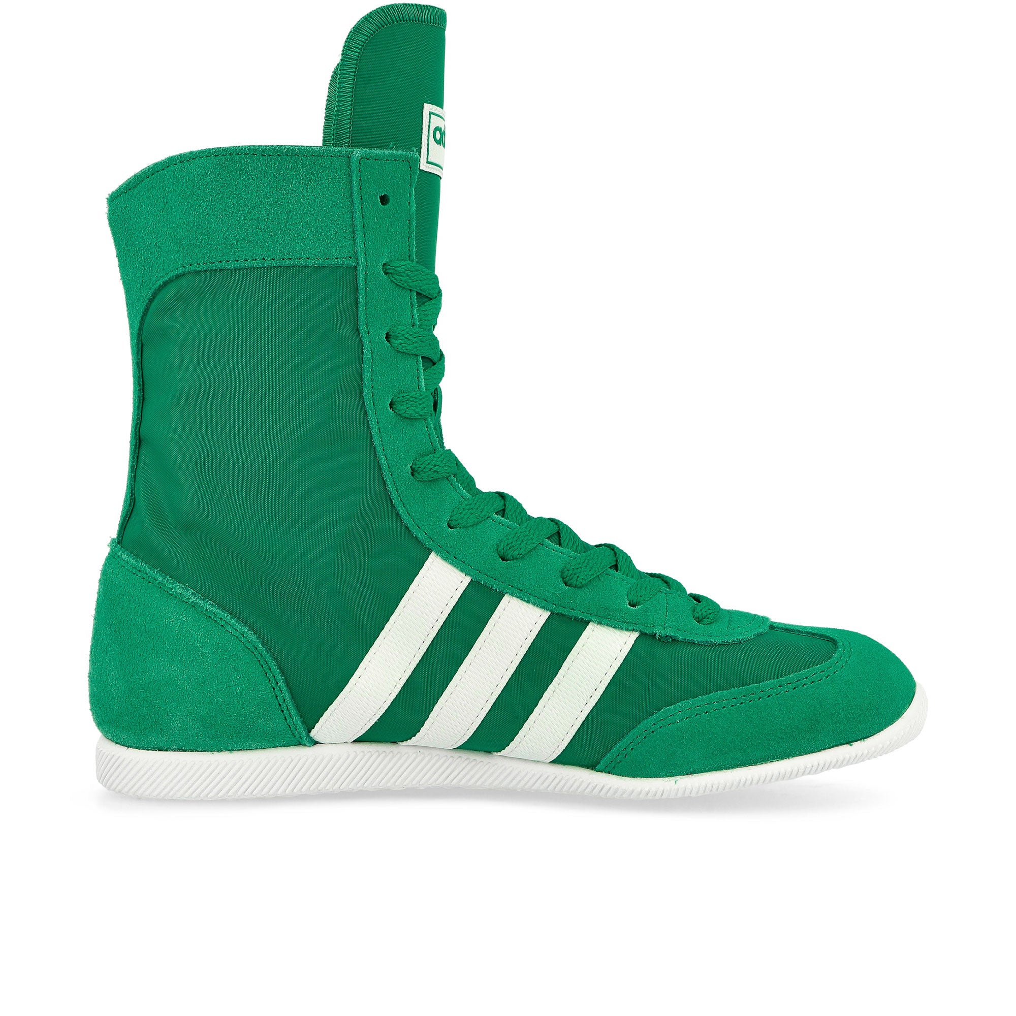 adidas Japan H W Court Green / Cloud White / Gold Metallic High Top Sneakers Silhouette | Overkill