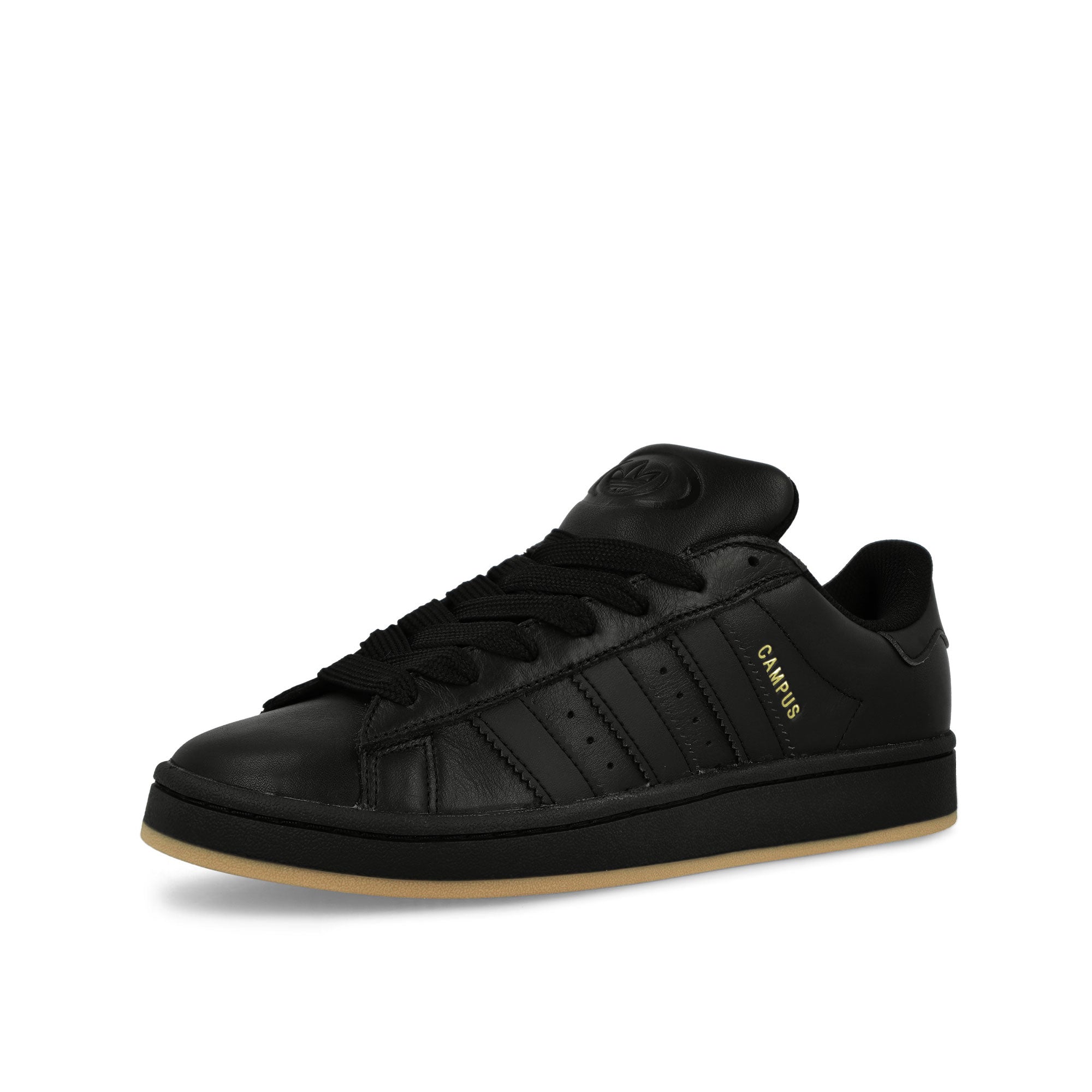 adidas Campus 00s Core Black / Core Black / Core Black Low Top Sneakers Close Up | Overkill