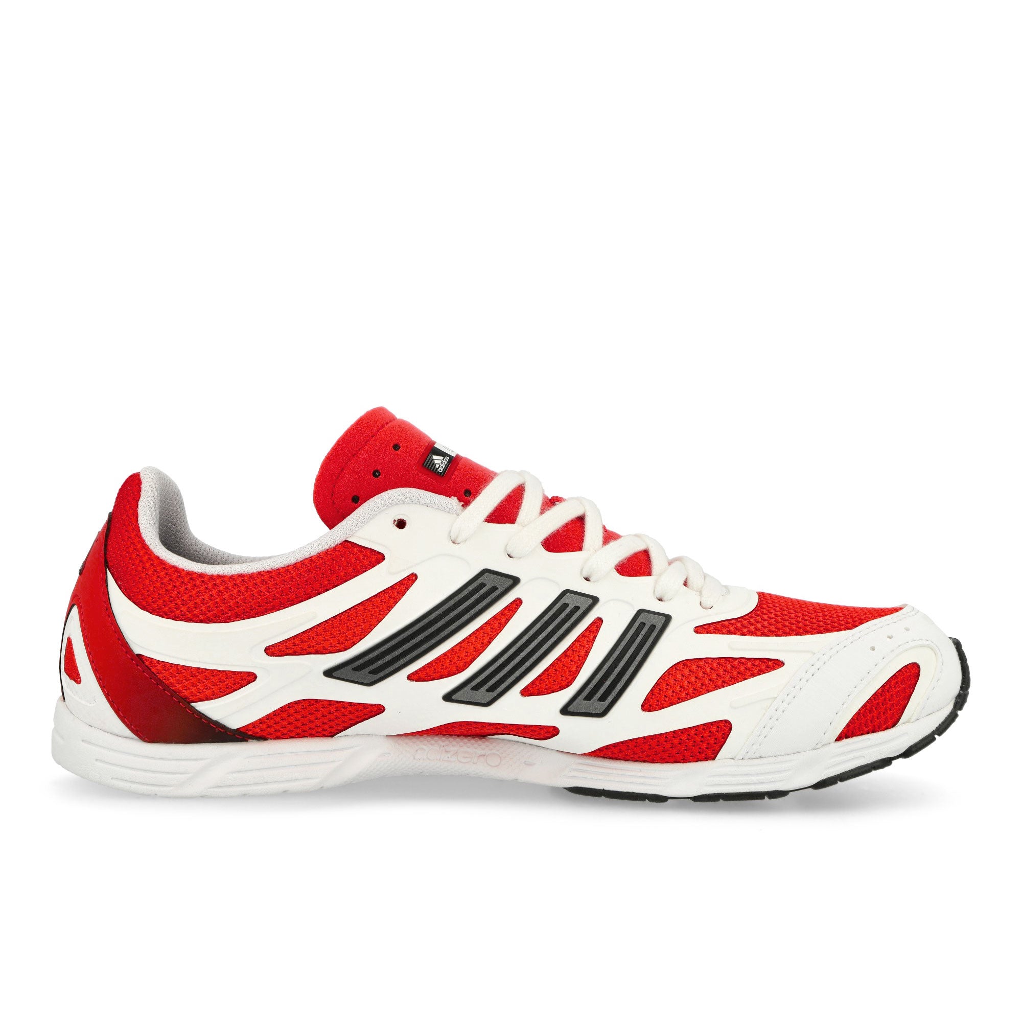 adidas Adizero PR Footwear White / Pure Ruby / Core Black Low Top Sneakers Silhouette | Overkill