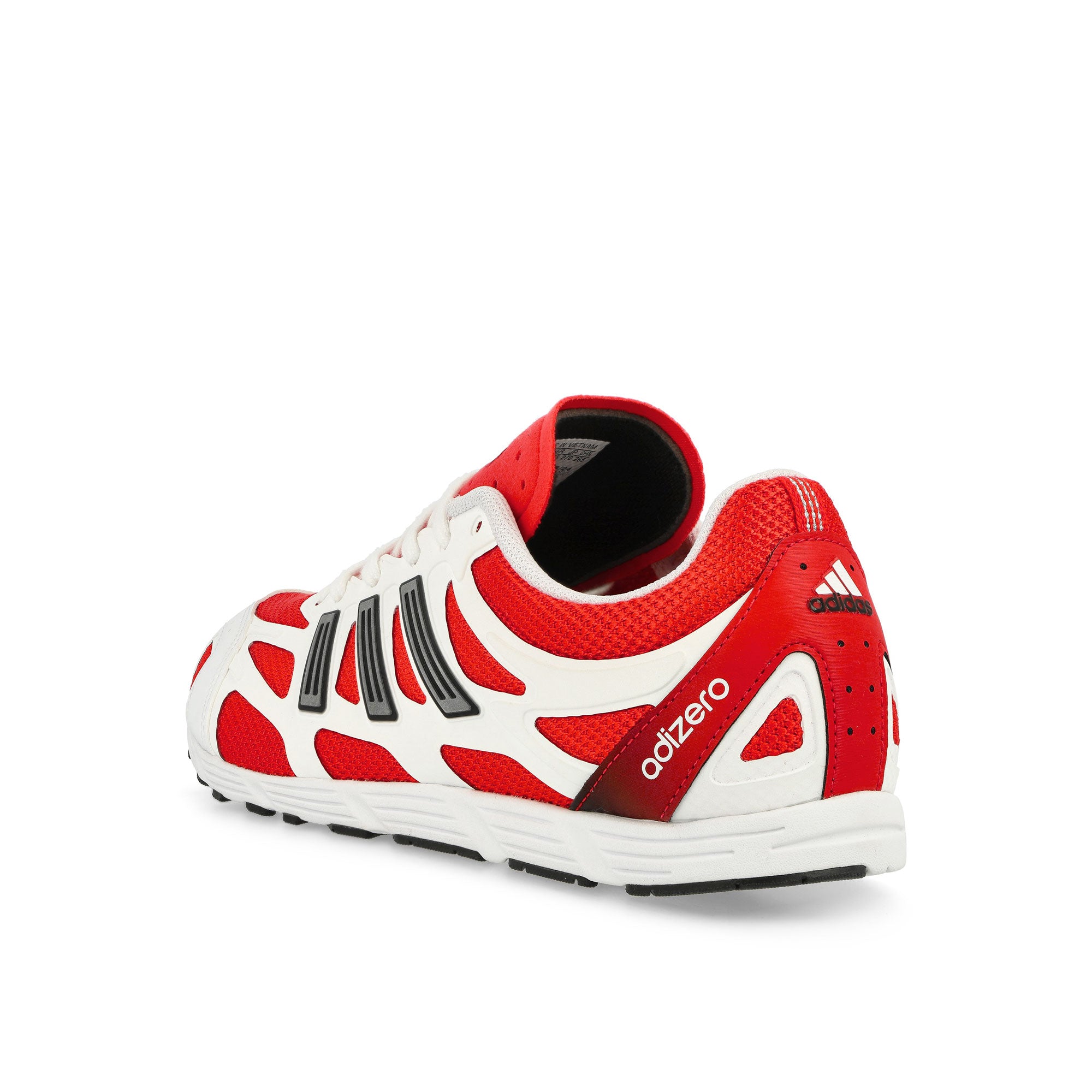 adidas Adizero PR Footwear White / Pure Ruby / Core Black Low Top Sneakers Material | Overkill