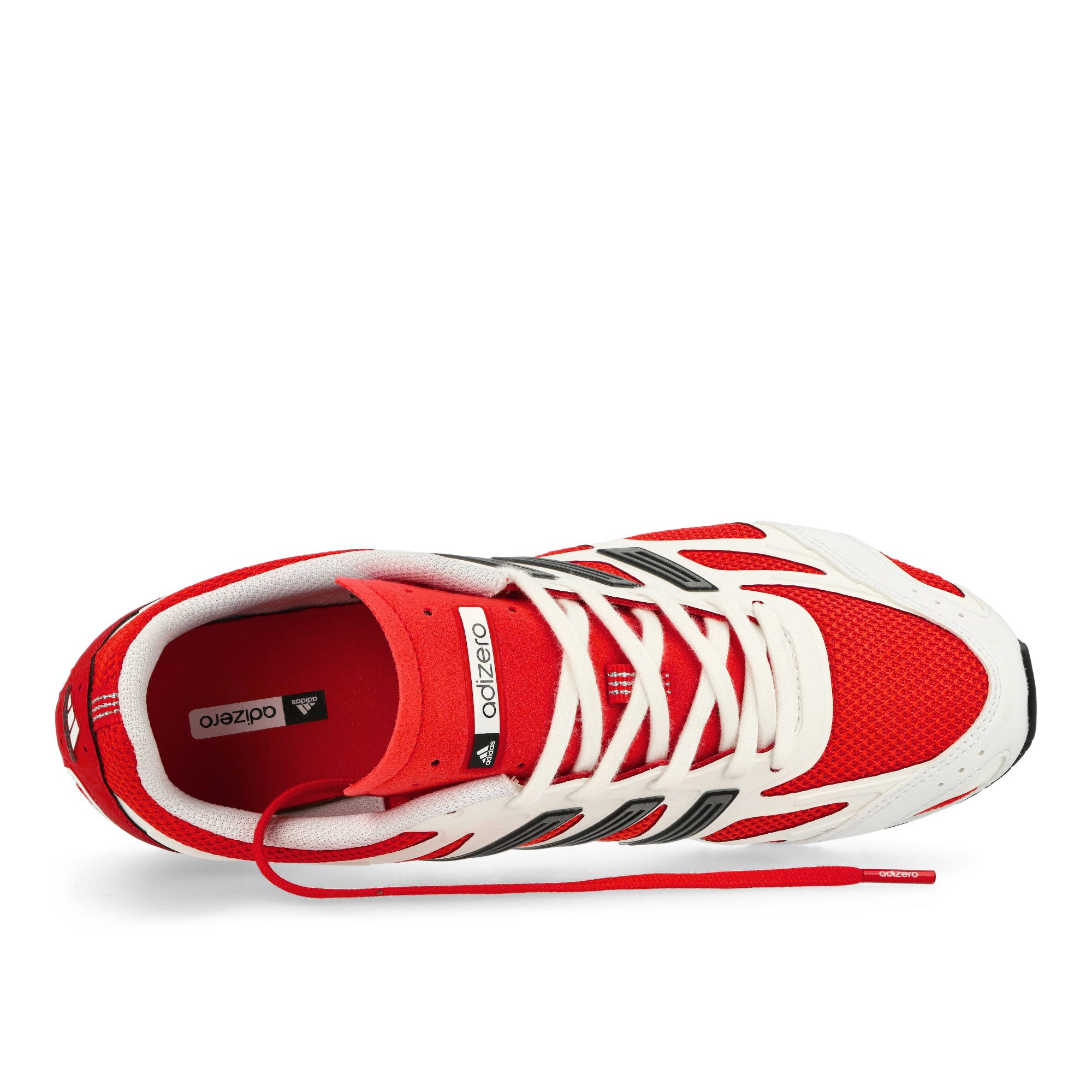 adidas Adizero PR Footwear White / Pure Ruby / Core Black Low Top Sneakers Detailfoto | Overkill