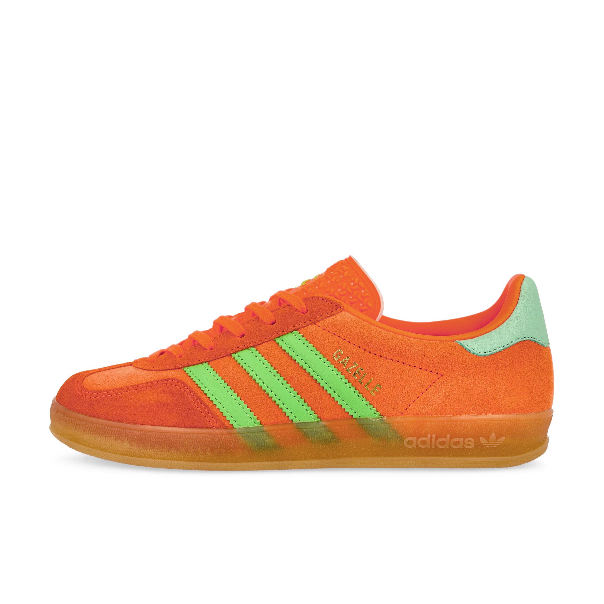 adidas Gazelle Indoor W Clear Mint / Solar Orange / Solar Green Low Top Sneakers JQ0193 | Overkill