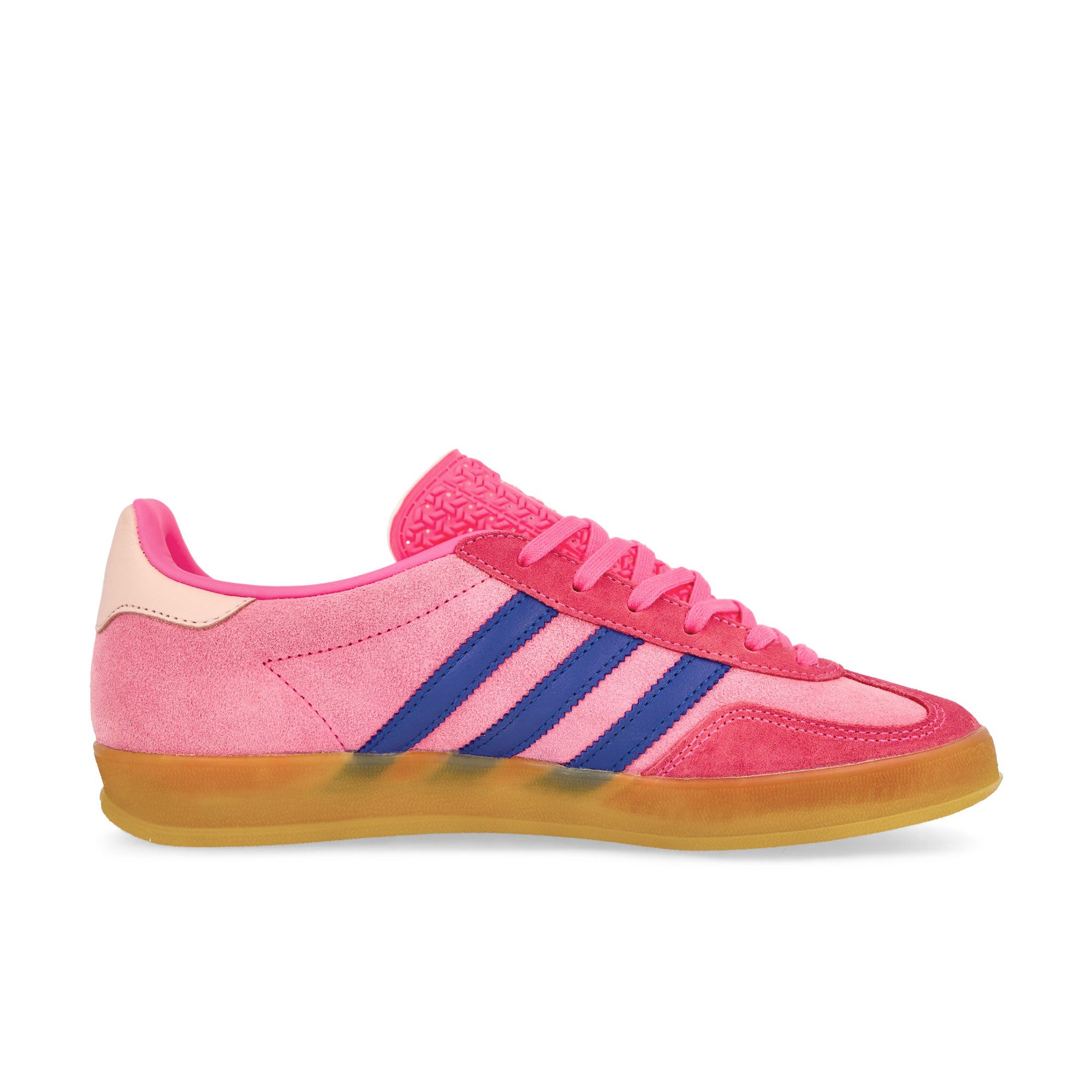 adidas Gazelle Indoor W Lucid Pink / Clear Pink / Gum 3 Low Top Sneakers Silhouette | Overkill