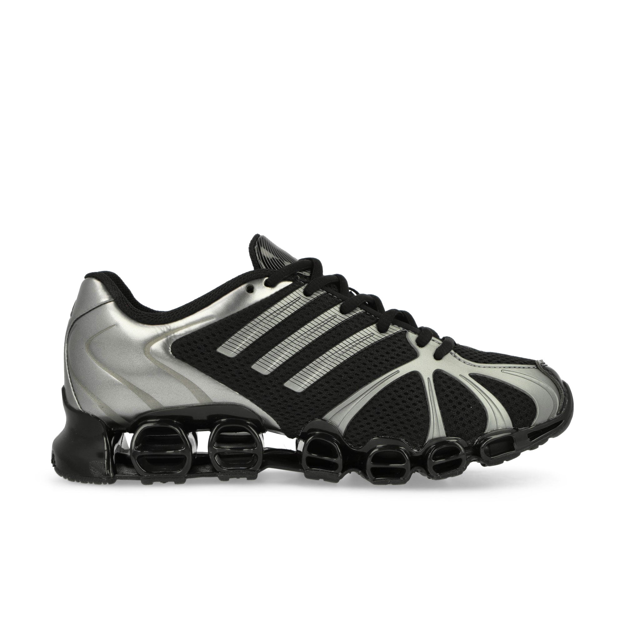 adidas Mega Ghostride W Core Black / Iron Metallic / Core Black Low Top Sneakers Silhouette | Overkill
