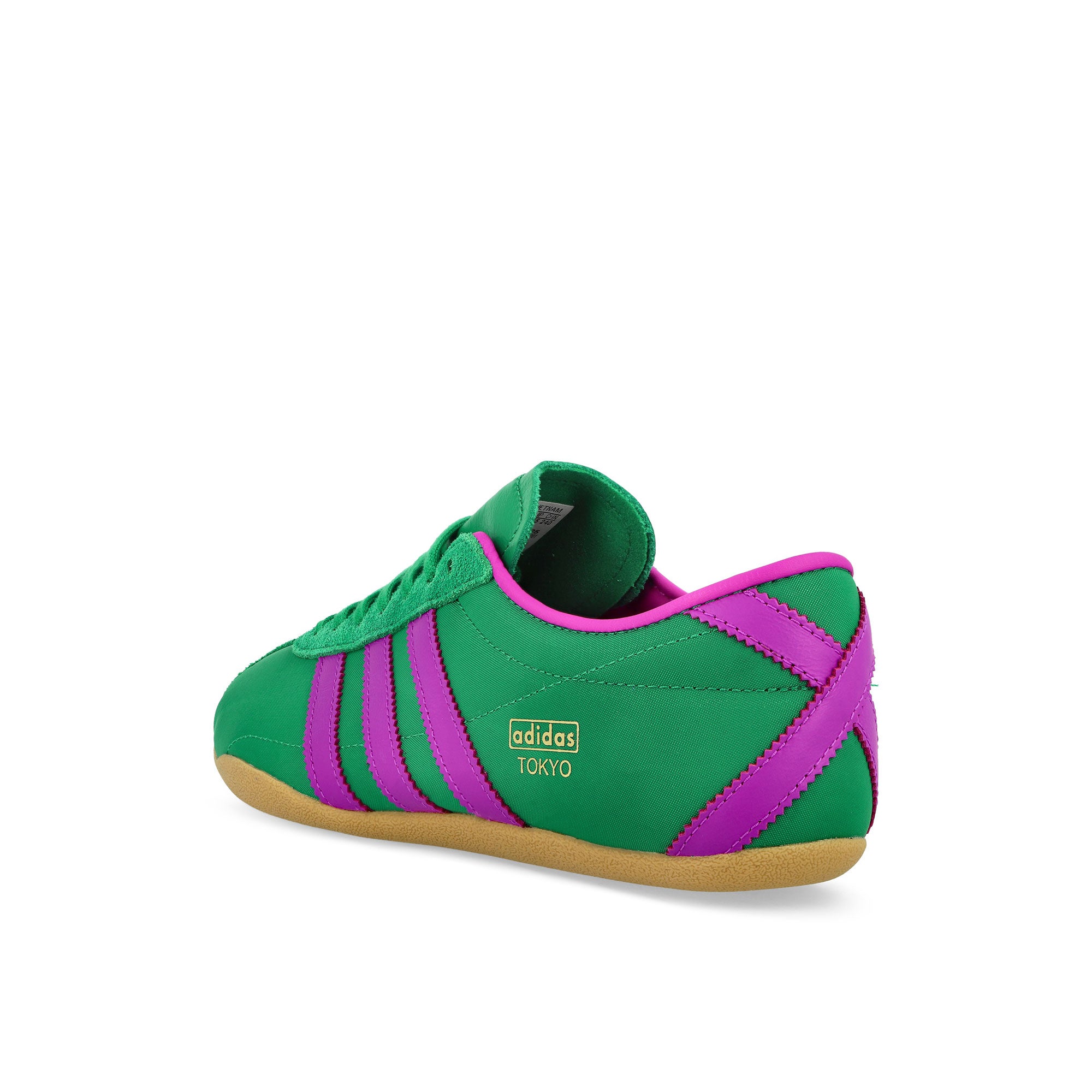 adidas Tokyo W Court Green / Purple Burst / Gum 3 Low Top Sneakers Material | Overkill