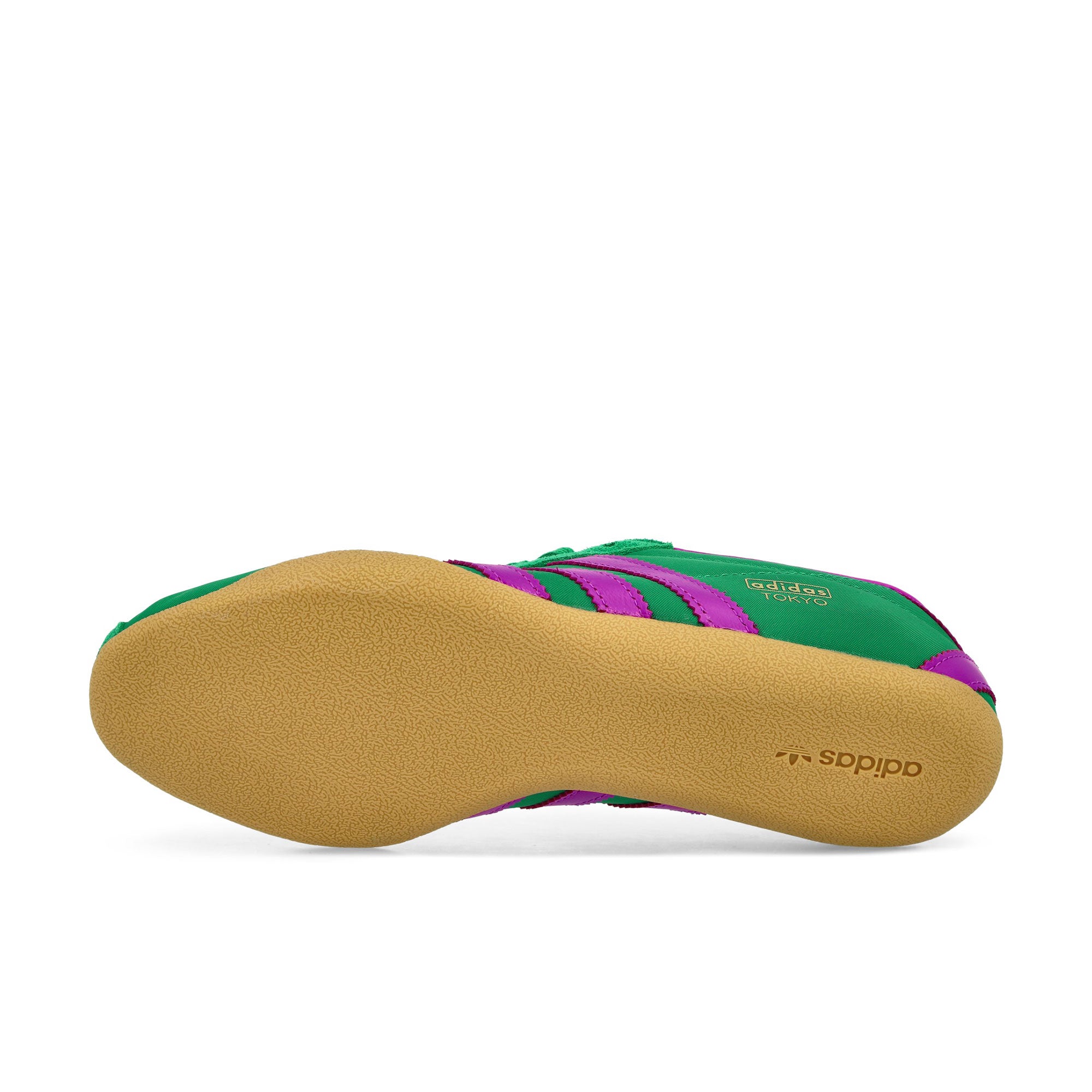 adidas Tokyo W Court Green / Purple Burst / Gum 3 Low Top Sneakers Detail View 1 | Overkill
