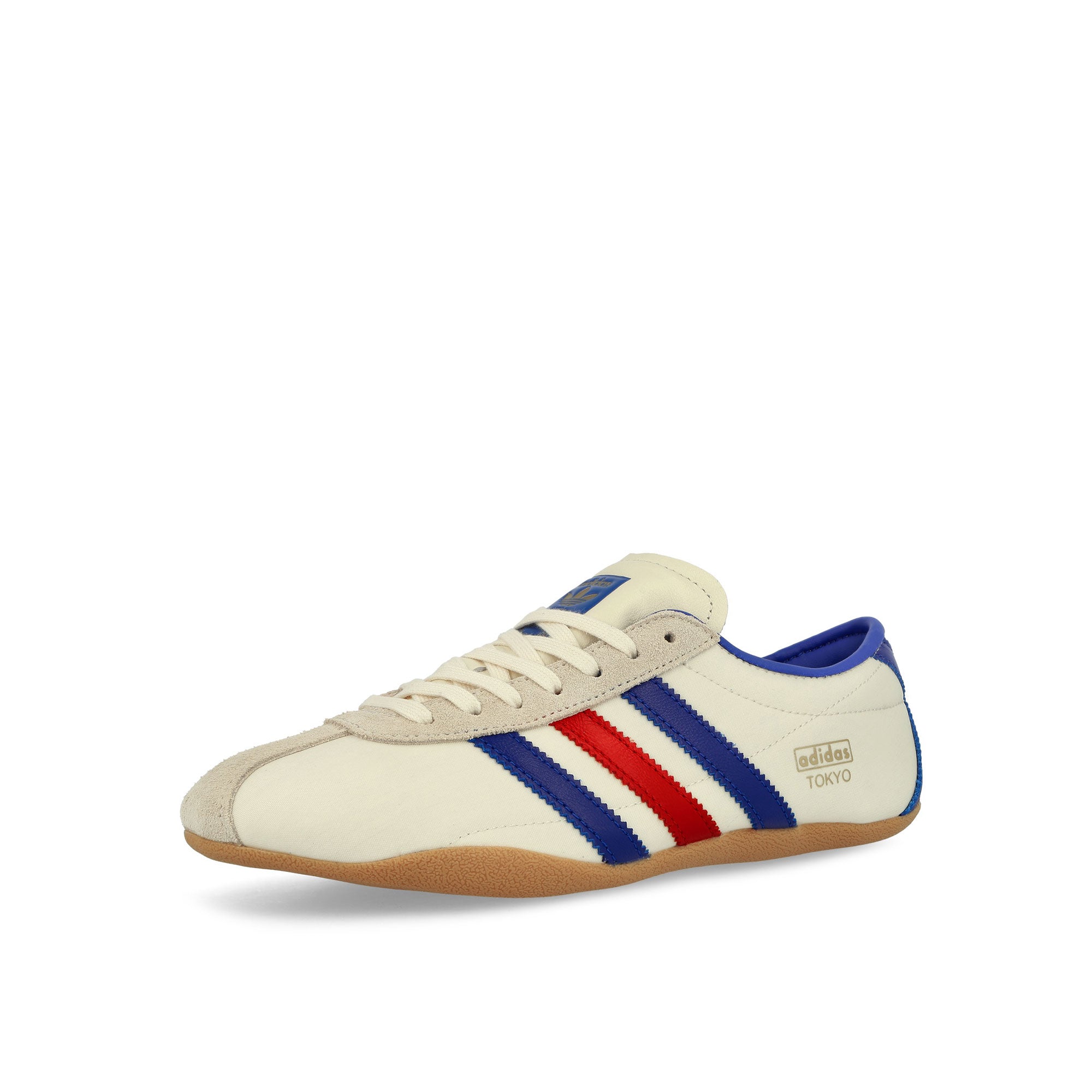 adidas Tokyo W Cream White / Team Royal Blue / Gum 3 Low Top Sneaker JQ0585 Close-up | Overkill