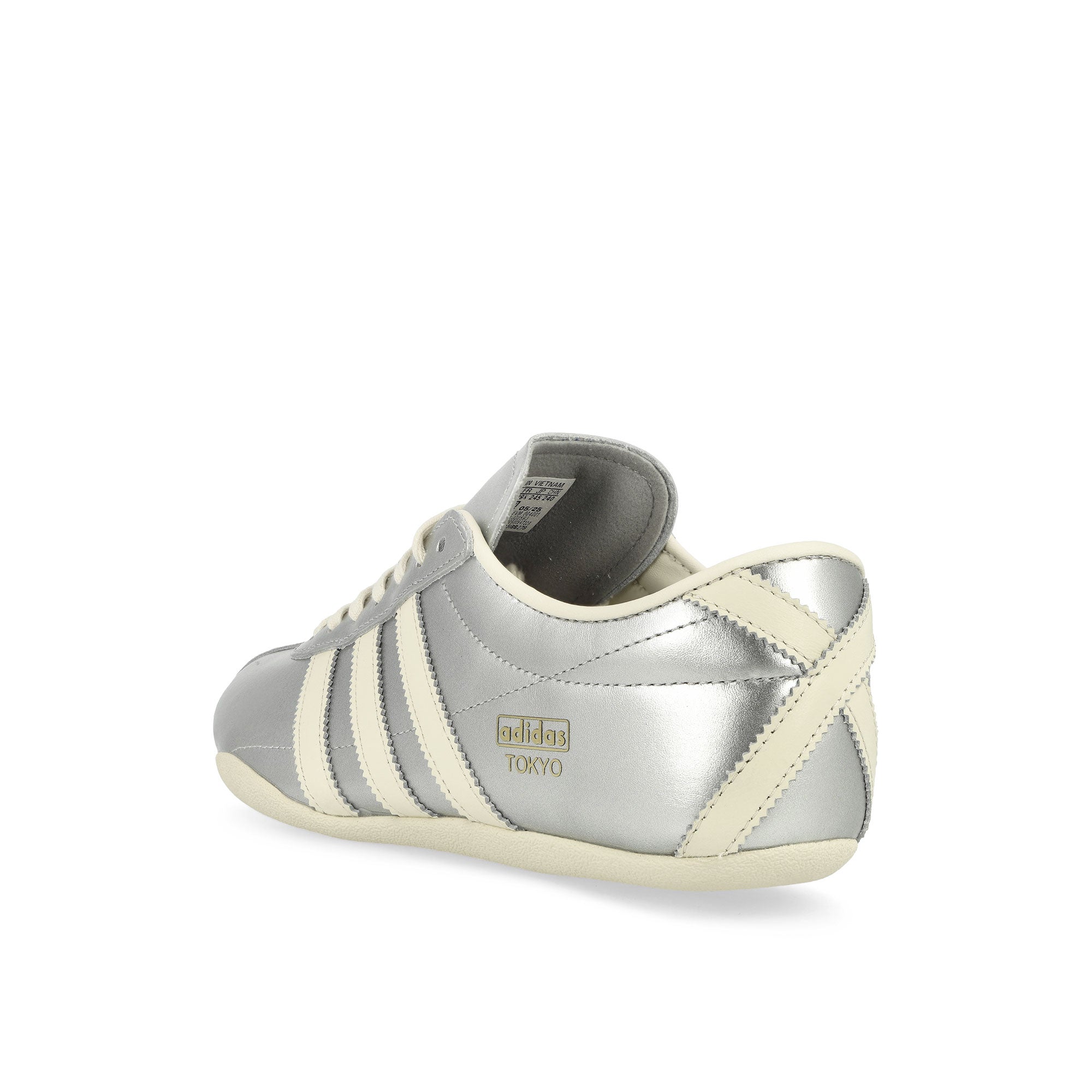 adidas Tokyo W Silver Metallic / Cream White / Gold Metallic Sneaker JQ0593 Material | Overkill