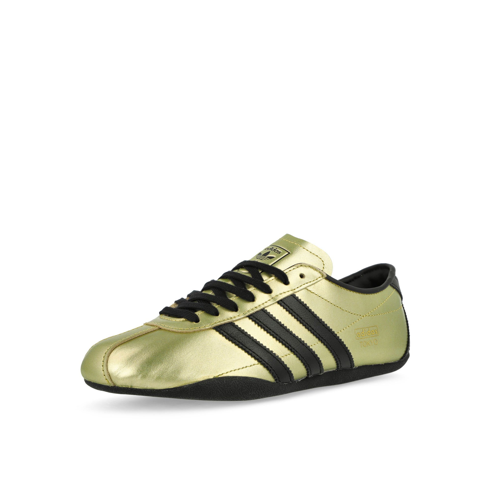 adidas Tokyo W Gold Metallic / Core Black / Gold Metallic Low Top Sneakers JQ0594 Close-up | Overkill