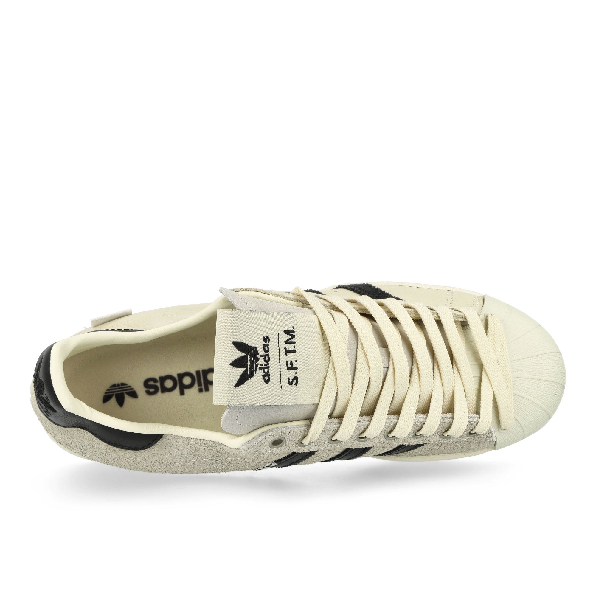 adidas Superstar 82 Cream White / Core Black / Off White Low Top Sneakers Detail View 1 | Overkill