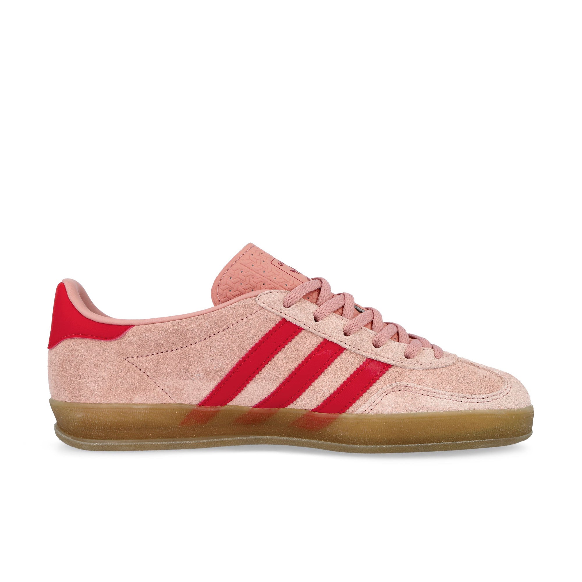 adidas Gazelle Indoor W Wonder Mauve / Red / Gum 4 Low Top Sneakers JQ1793 Silhouette | Overkill