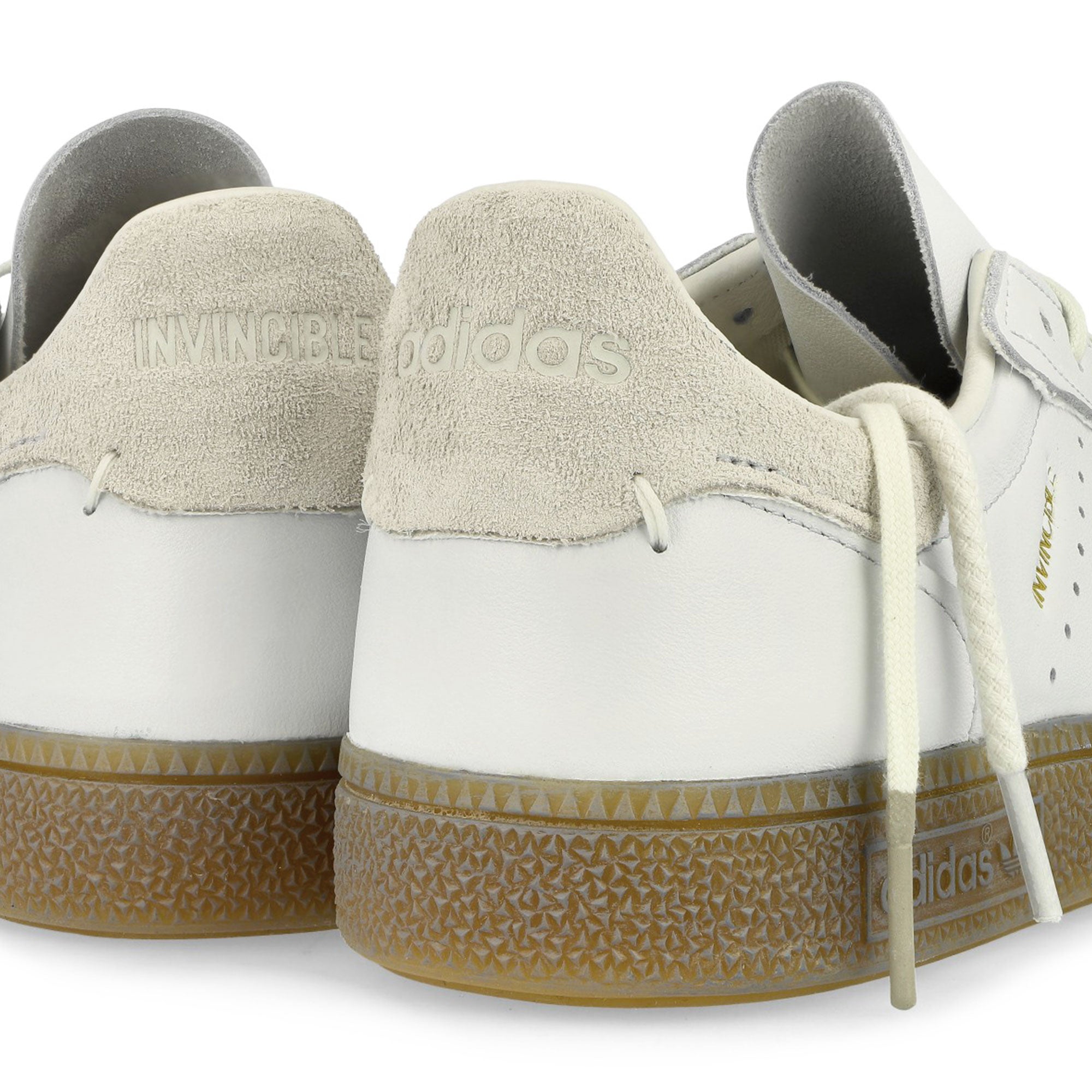 adidas Handball Spezial Crystal White / Grey One / Gum 2 Low Top Sneakers Detailfoto | Overkill