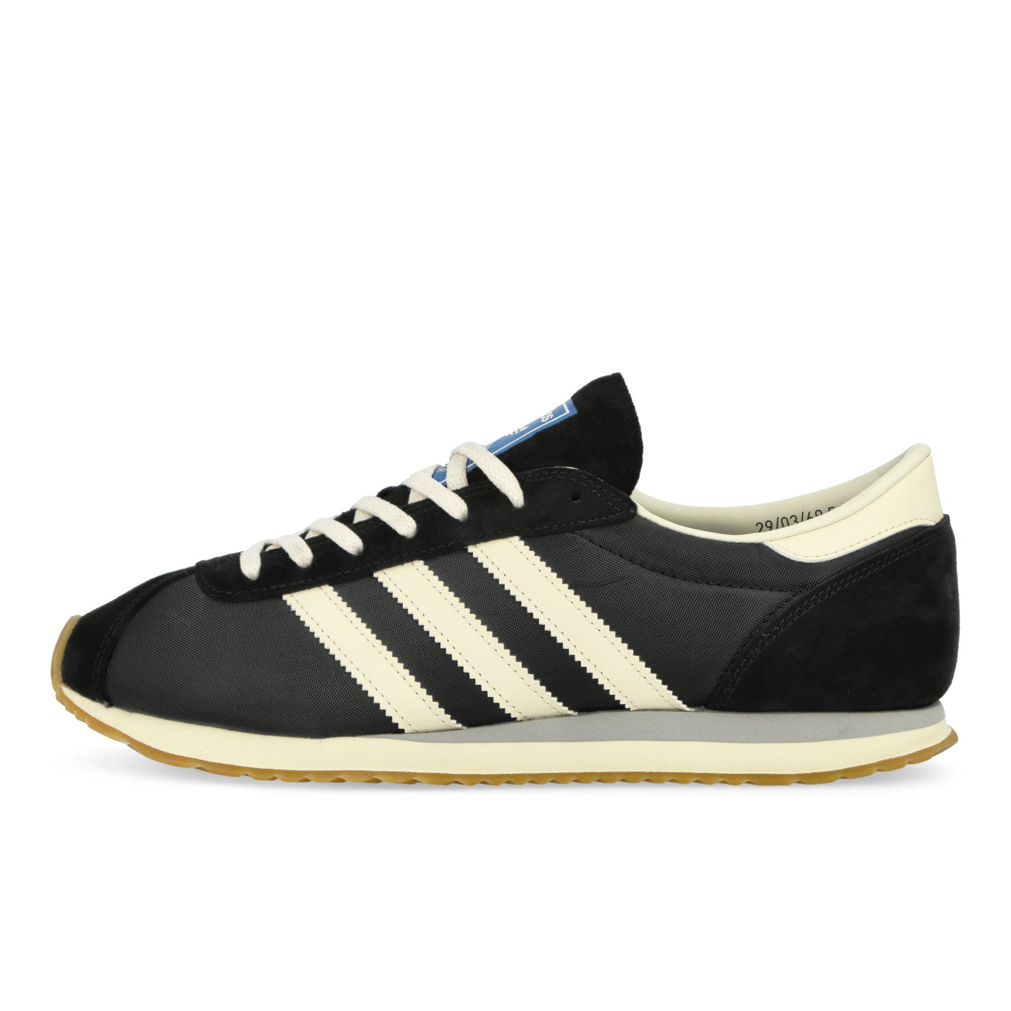 adidas Pampanga SPZL Core Black / Chalk White / Off White Low Top Sneakers JQ2404 | Overkill