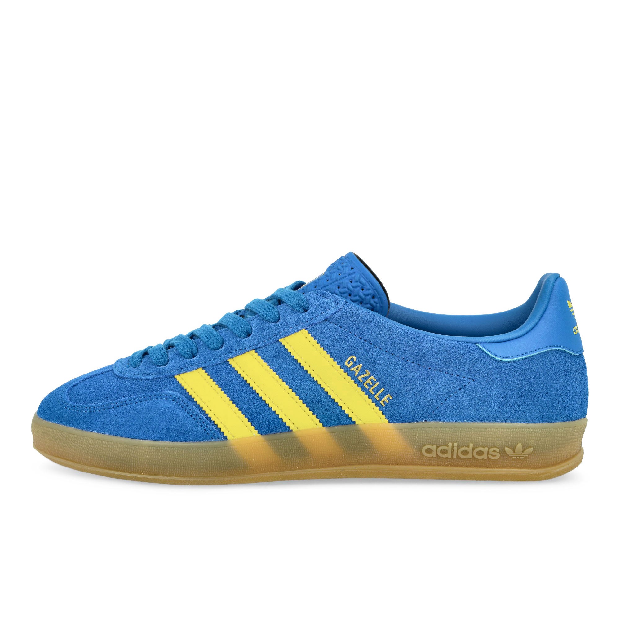 adidas Gazelle Indoor Blue / Pure Sulfur / Gum 3 Low Top Sneakers JQ2691 | Overkill