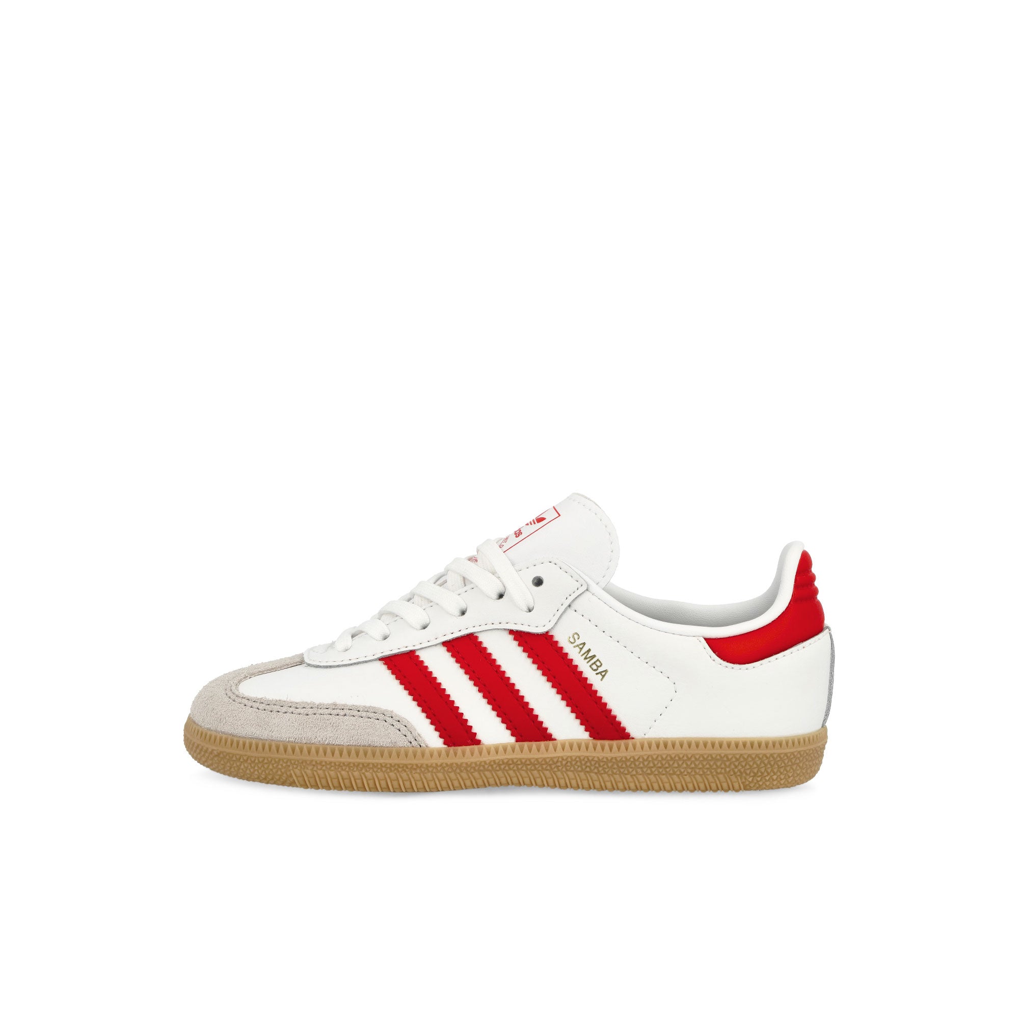 adidas Samba OG C Footwear White / Better Scarlet / Gum 3 Low Top Sneakers JQ2829 | Overkill