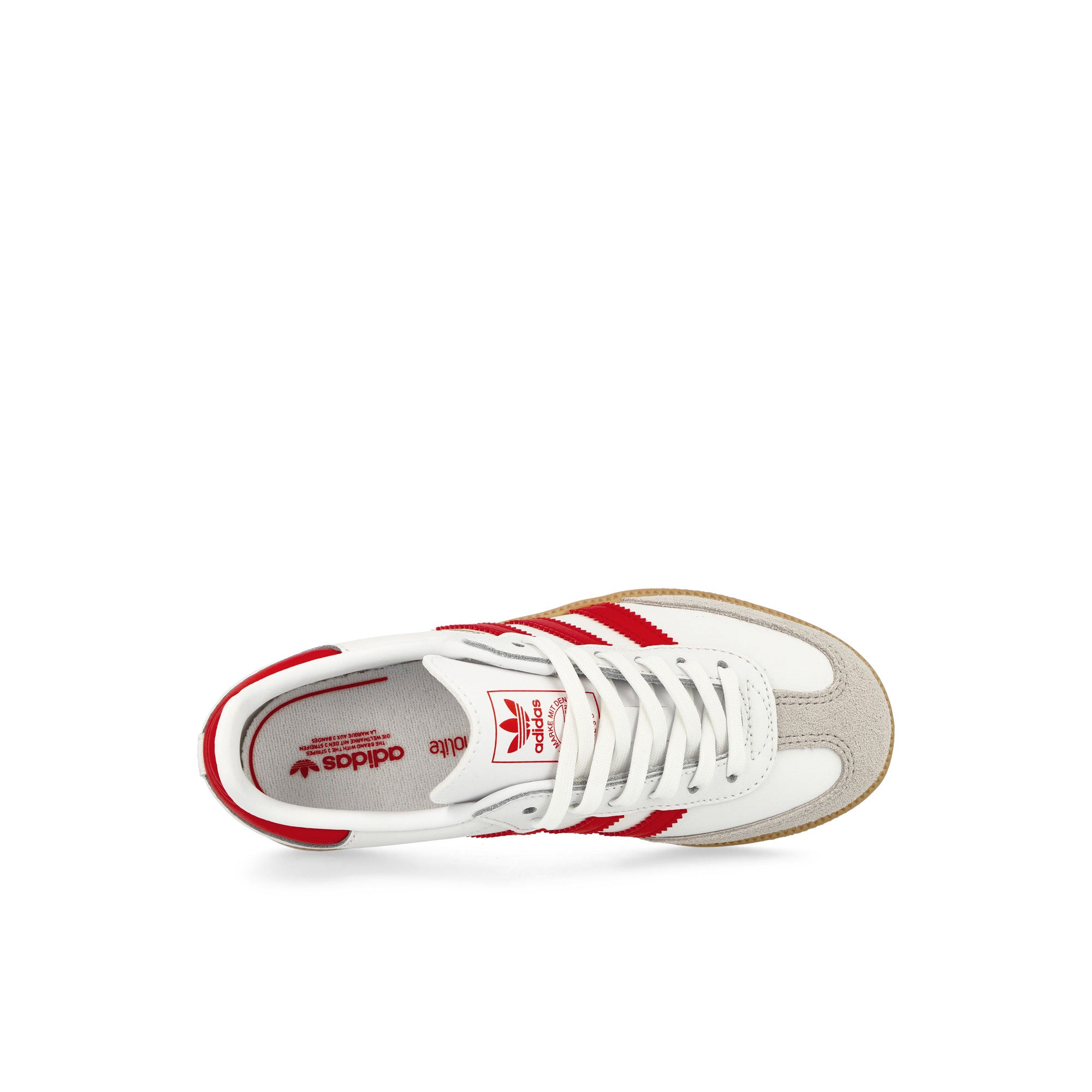 adidas Samba OG C Footwear White / Better Scarlet / Gum 3 Low Top Sneakers Detailfoto | Overkill