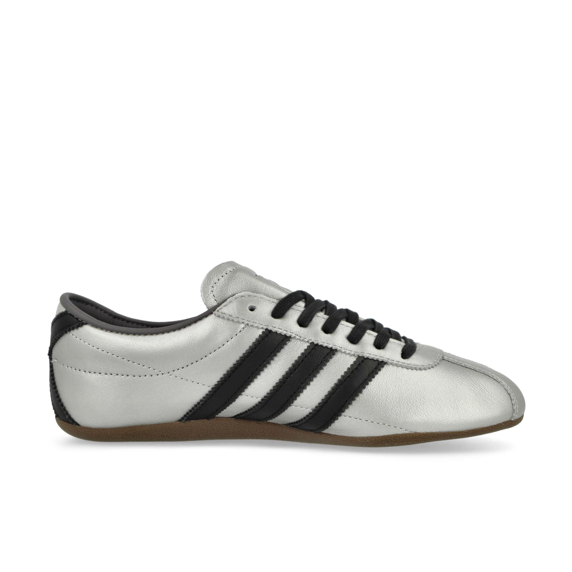 adidas Tokyo Decon W Silver Metallic / Core Black / Gum 5 Low Top Sneakers Silhouette | Overkill