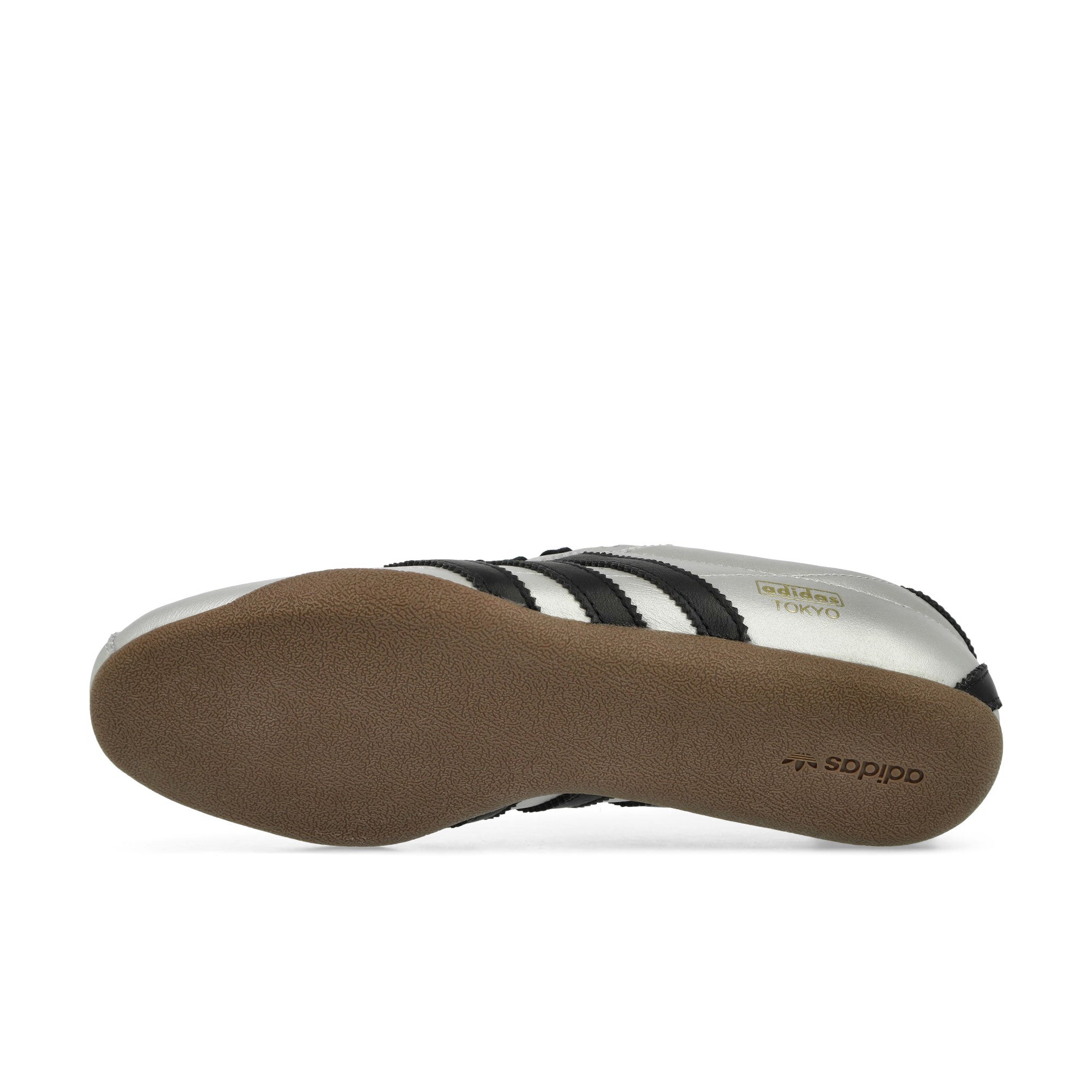 adidas Tokyo Decon W Silver Metallic / Core Black / Gum 5 Low Top Sneakers Detail View 1 | Overkill