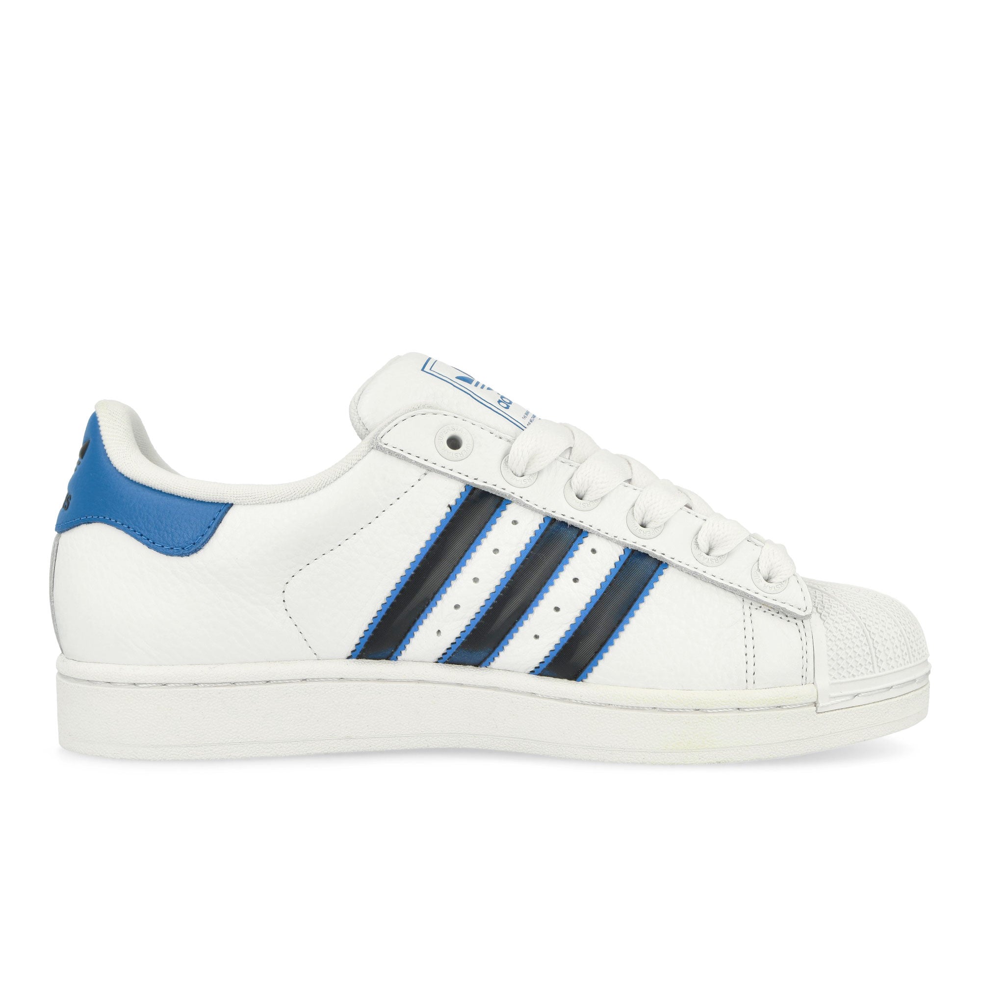 adidas Superstar ll Footwear White / Bright Royal / Core Black Low Top Sneakers JQ3210 Silhouette | Overkill