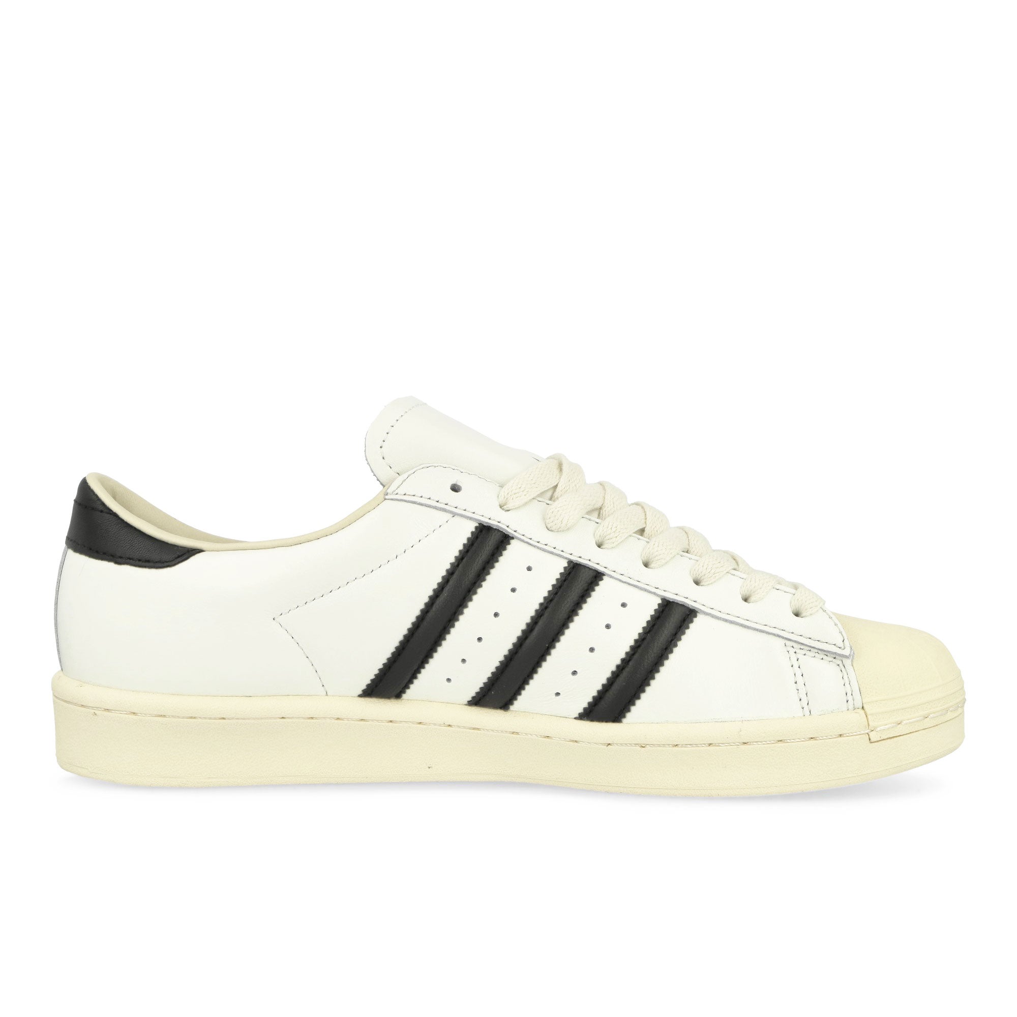 adidas Superstar Vintage Core White / Core Black / Cream White Low Top Sneakers Silhouette | Overkill