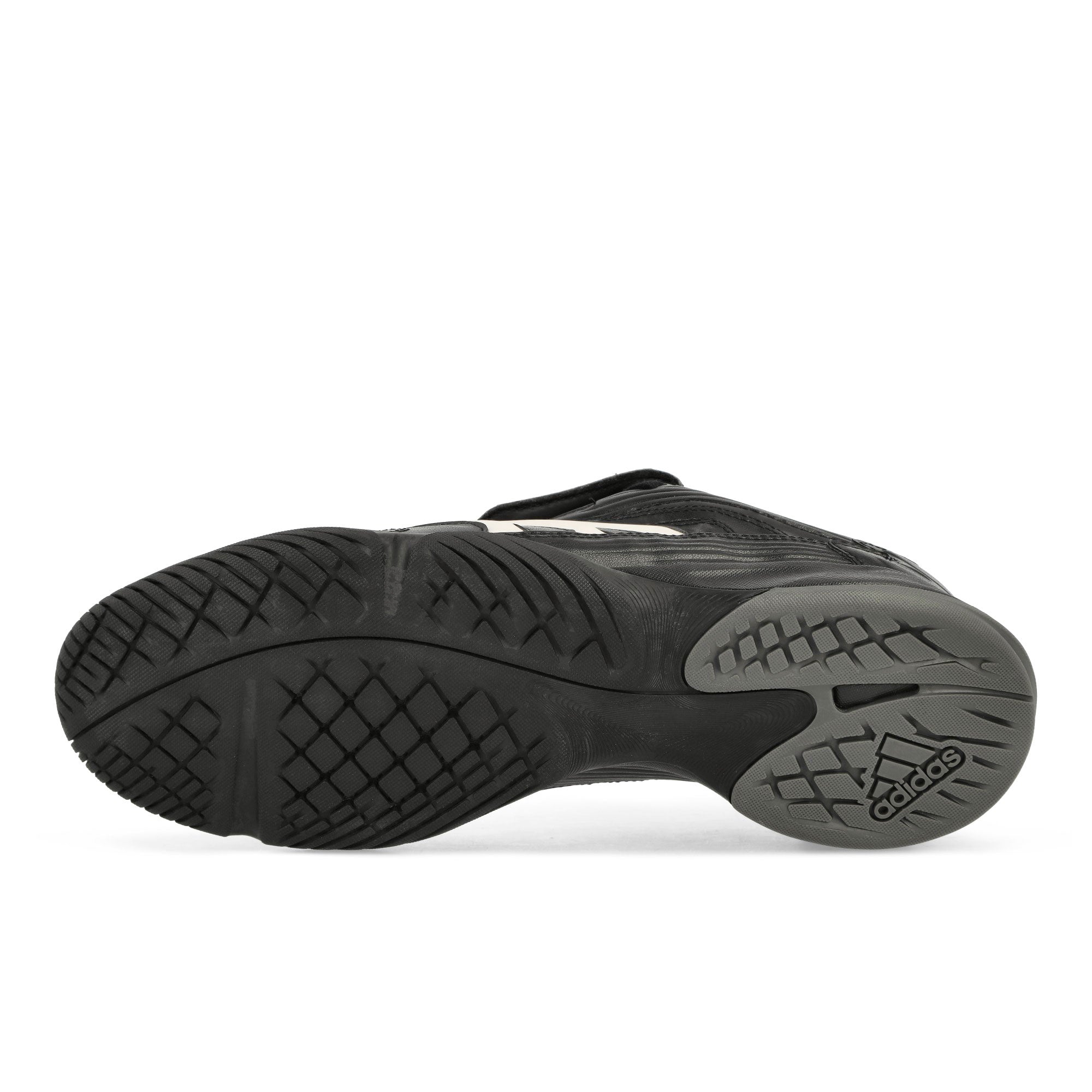 adidas Predator Sala Core Black / Zero Metallic / Lucid Red Low Top Sneakers JQ3916 Detail View 1 | Overkill