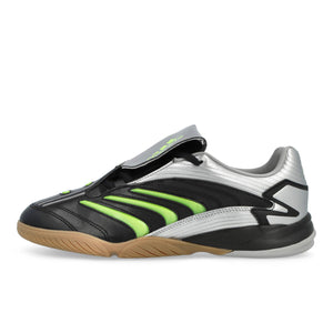 adidas Predator Sala Core Black / Signal Green / Silver Metallic Low Top Sneakers JQ3917 | Overkill
