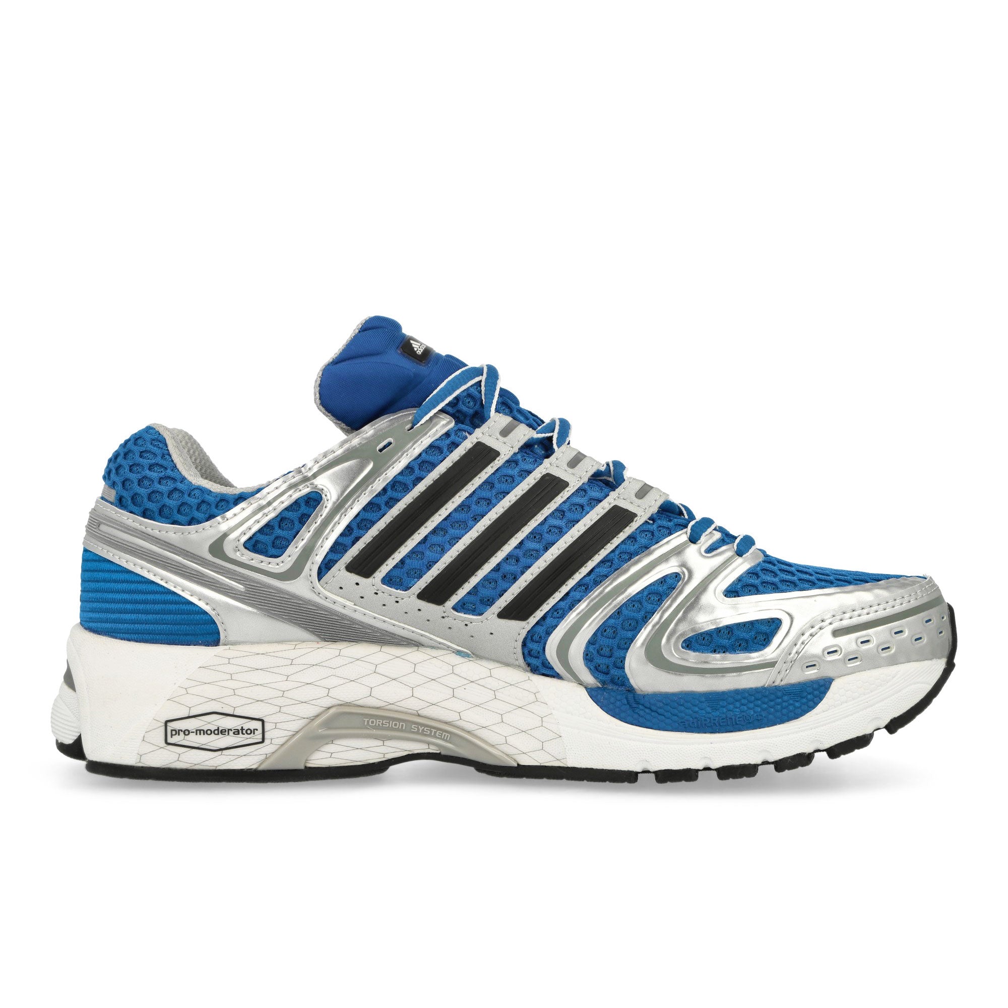 adidas Adistar Control 5 Team Royal Blue / Silver Metallic / Footwear White Low Top Sneakers Silhouette | Overkill