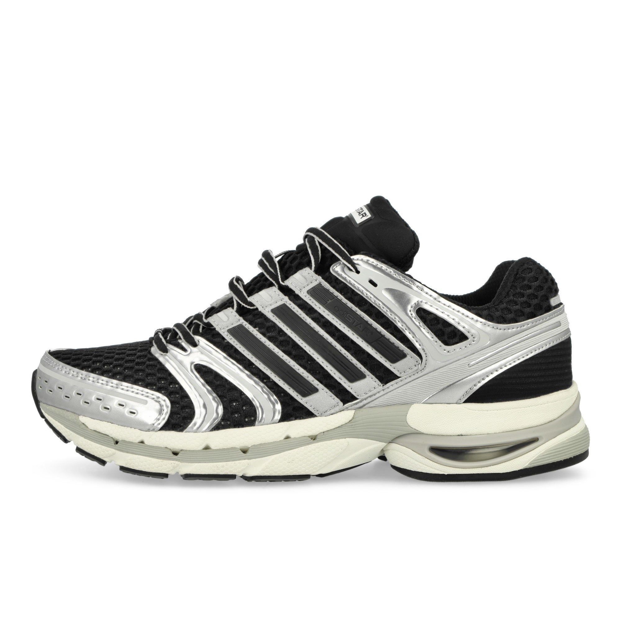 adidas Adistar Control 5 Core Black / Silver Metallic / Grey One Low Top Sneakers JQ4169 | Overkill
