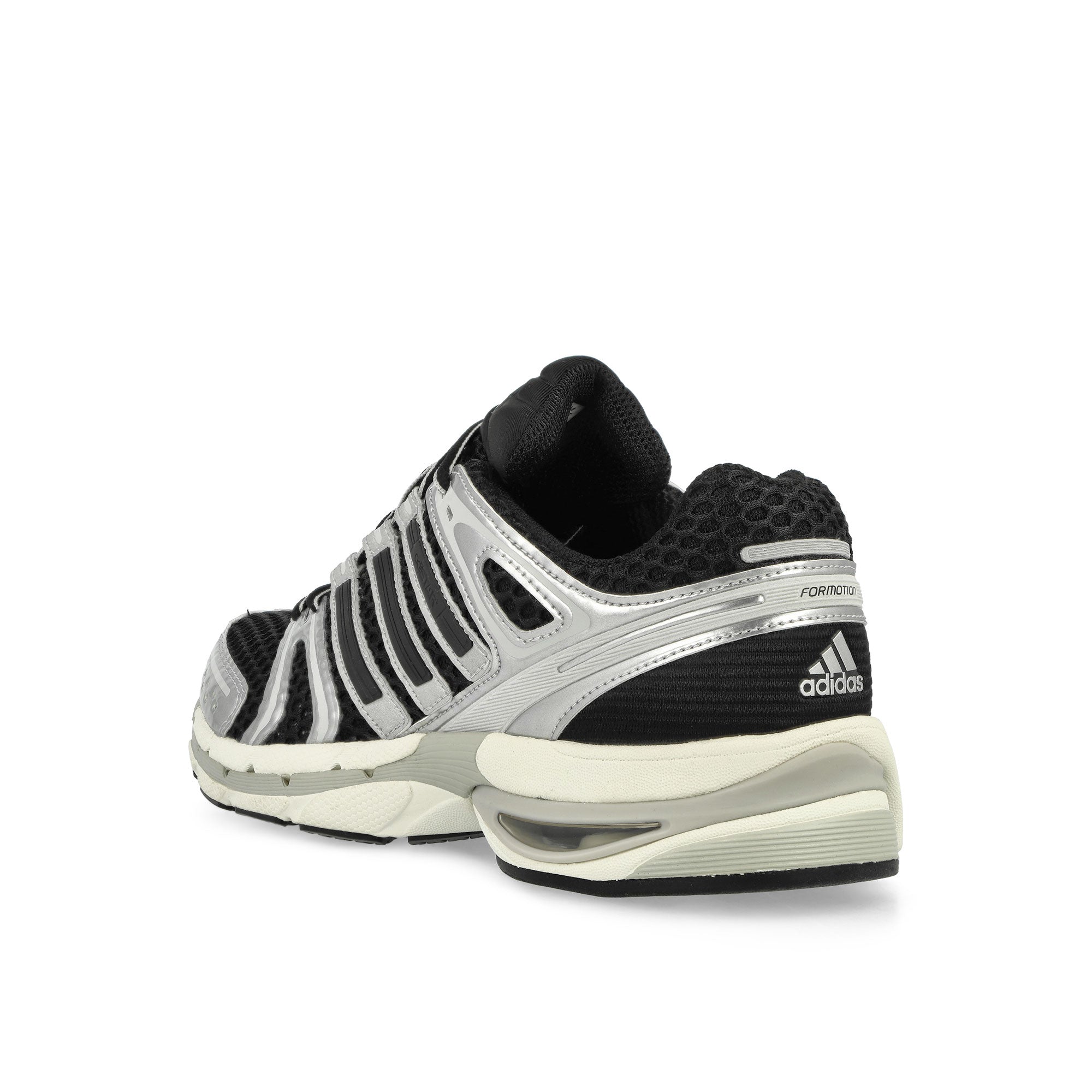 adidas Adistar Control 5 Core Black / Silver Metallic / Grey One Low Top Sneakers Material | Overkill