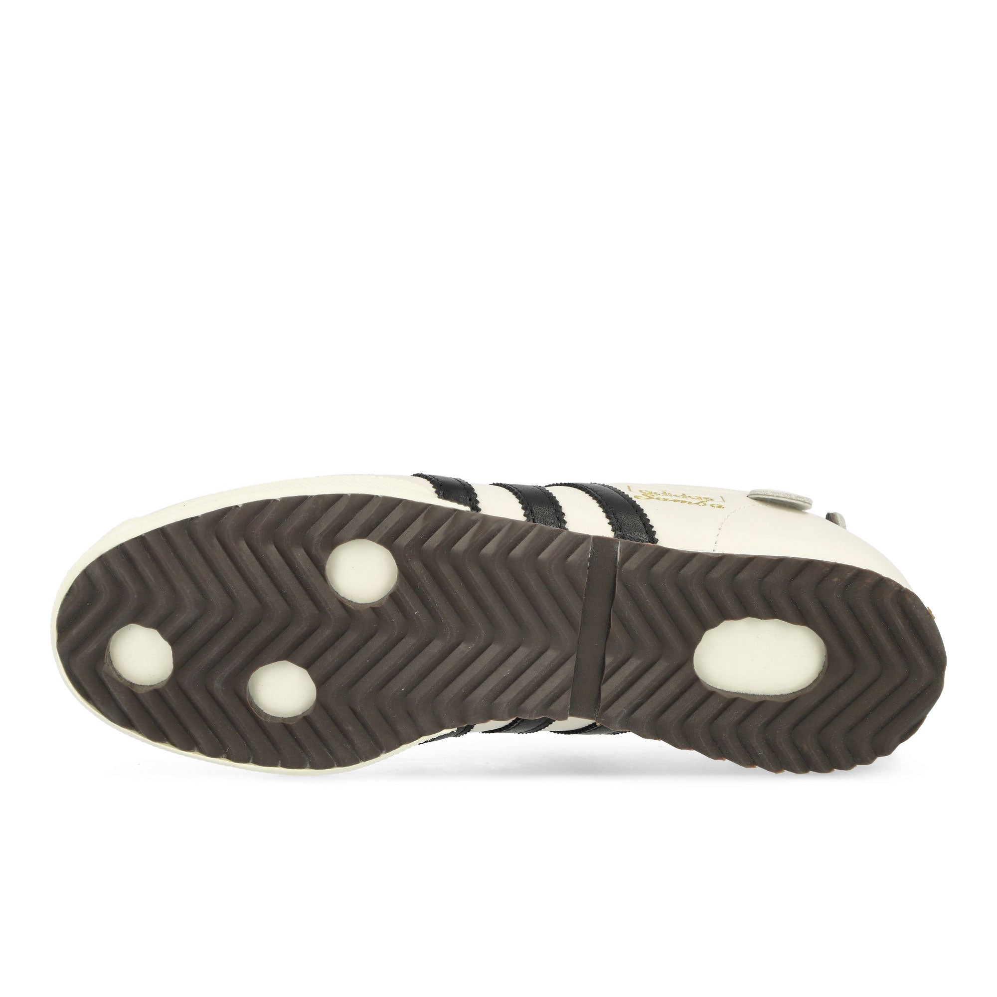 adidas Samba 62 Cloud White / Core Black / Brown Low Top Sneakers Detail View 1 | Overkill