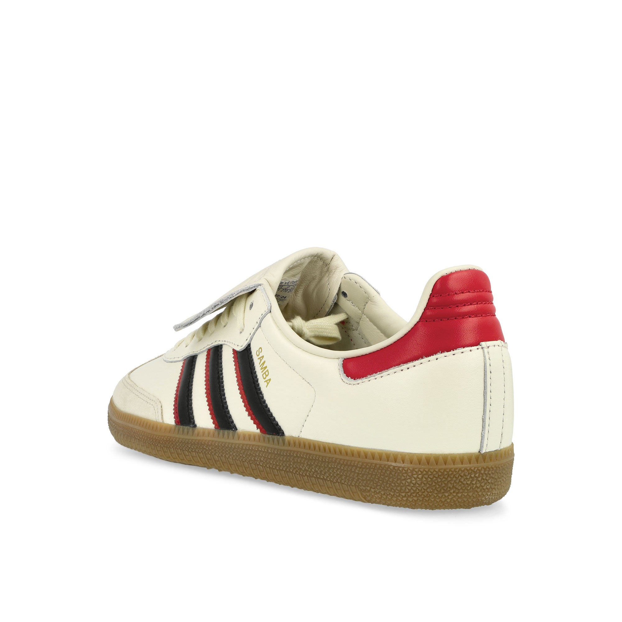 adidas Samba LT Cloud White / Core Black / Better Scarlet Low Top Sneakers Material | Overkill
