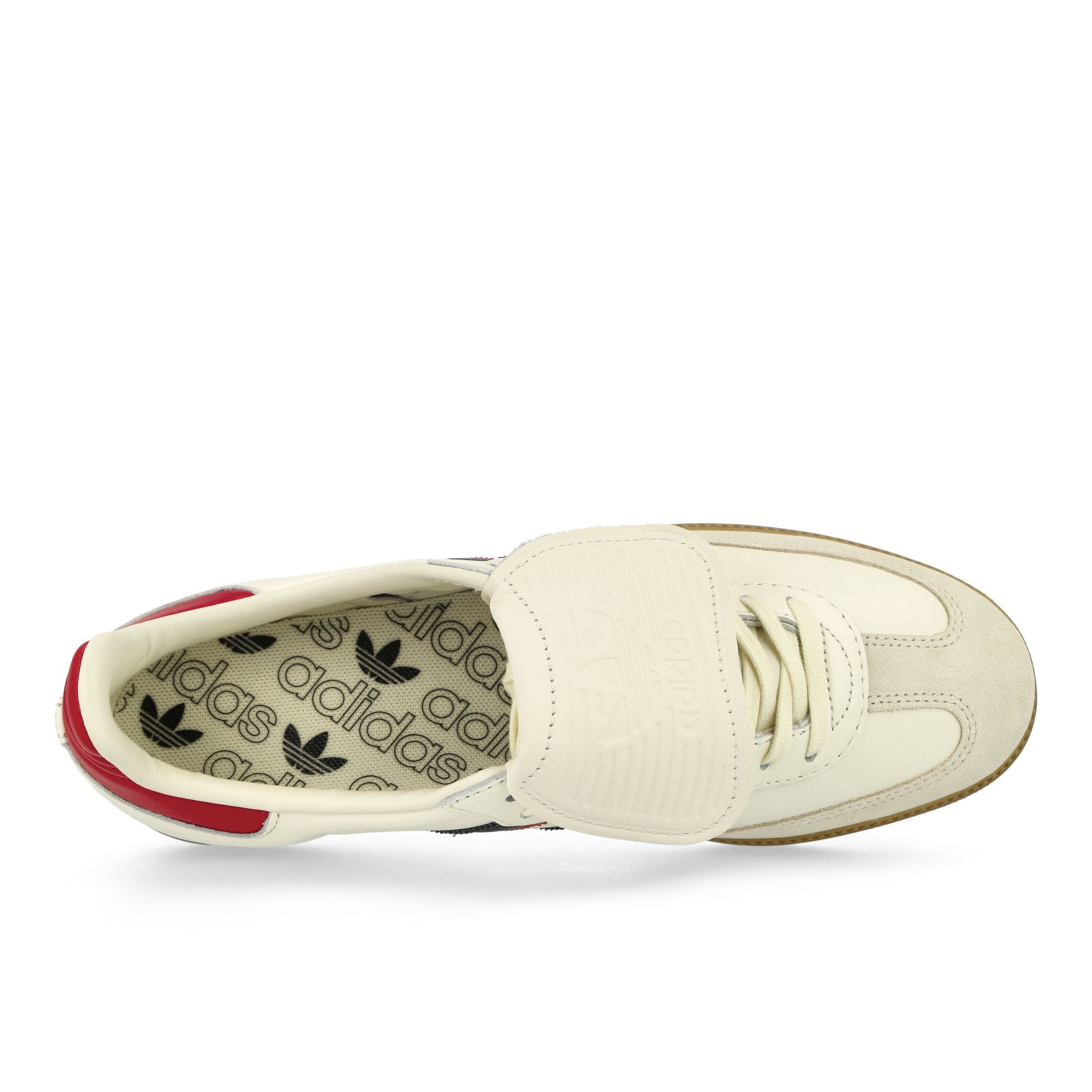 adidas Samba LT Cloud White / Core Black / Better Scarlet Low Top Sneakers Detailfoto | Overkill