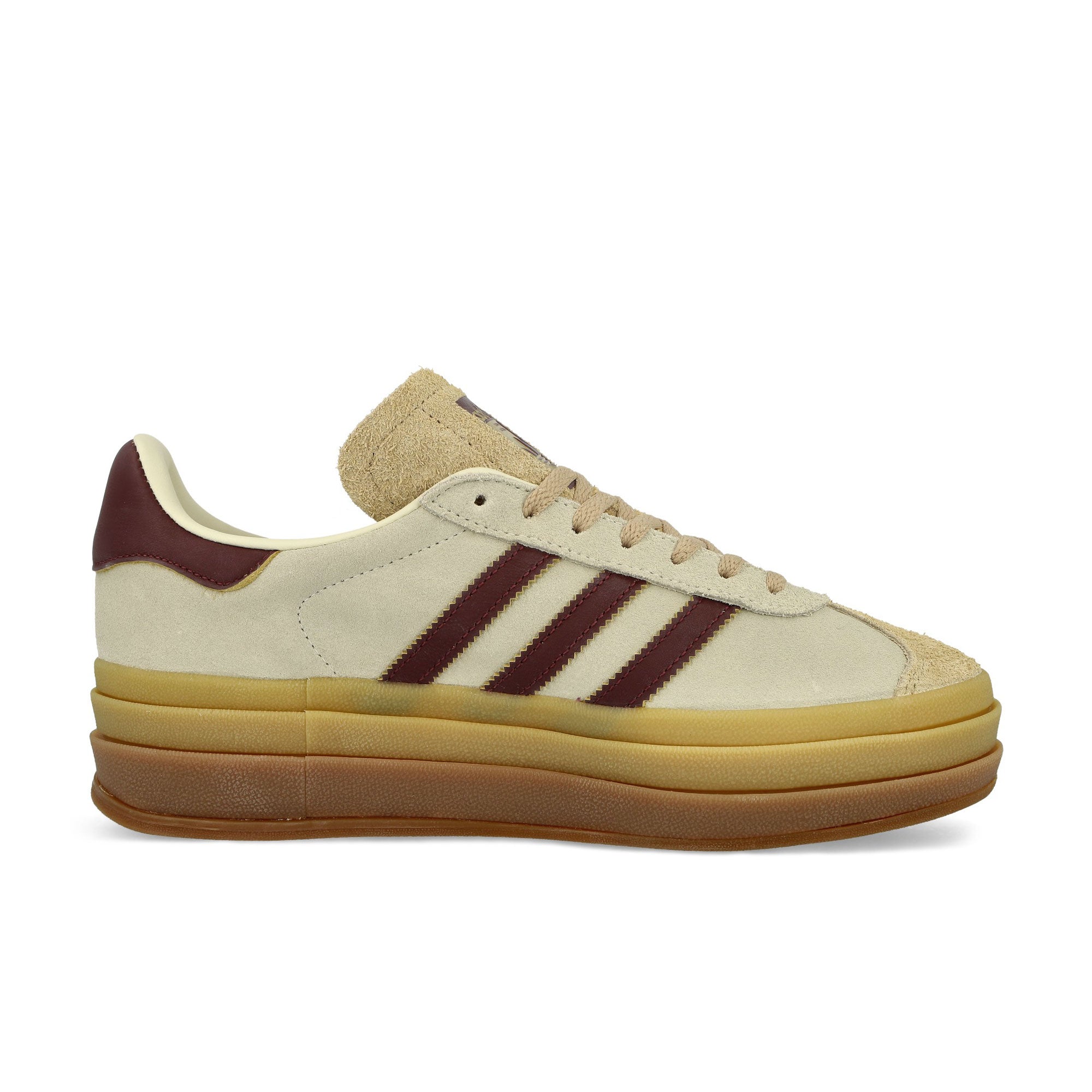 adidas Gazelle Bold W Cream White / Maroon / Magic Beige Low Top Sneakers Silhouette | Overkill