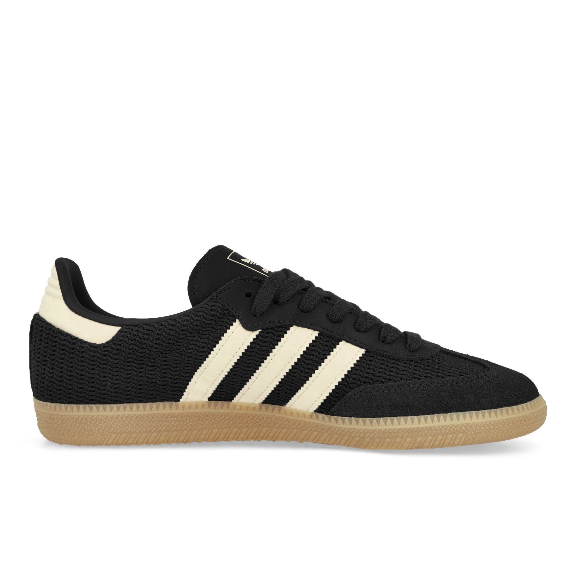 adidas Samba OG Core Black / Cream White / Magic Beige Low Top Sneakers Silhouette | Overkill