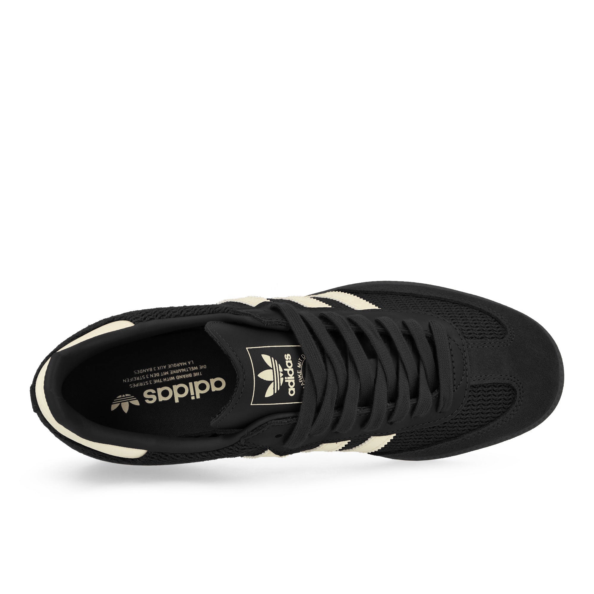 adidas Samba OG Core Black / Cream White / Magic Beige Low Top Sneakers Detailfoto | Overkill