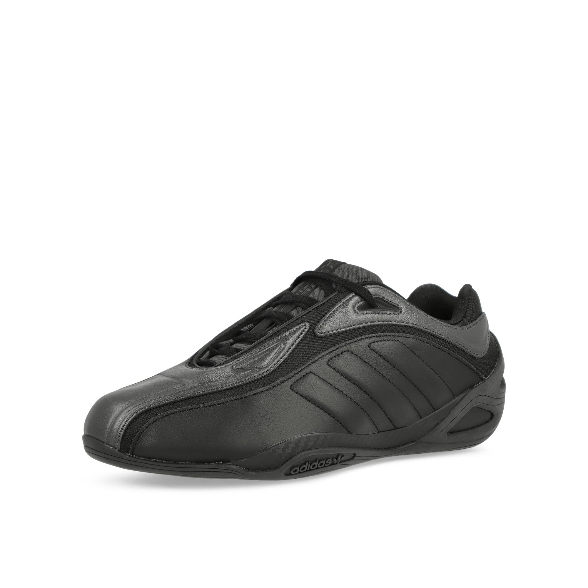 adidas Adiracer GT Core Black / Core Black / Carbon Low Top Sneakers JQ5758 Close-up | Overkill