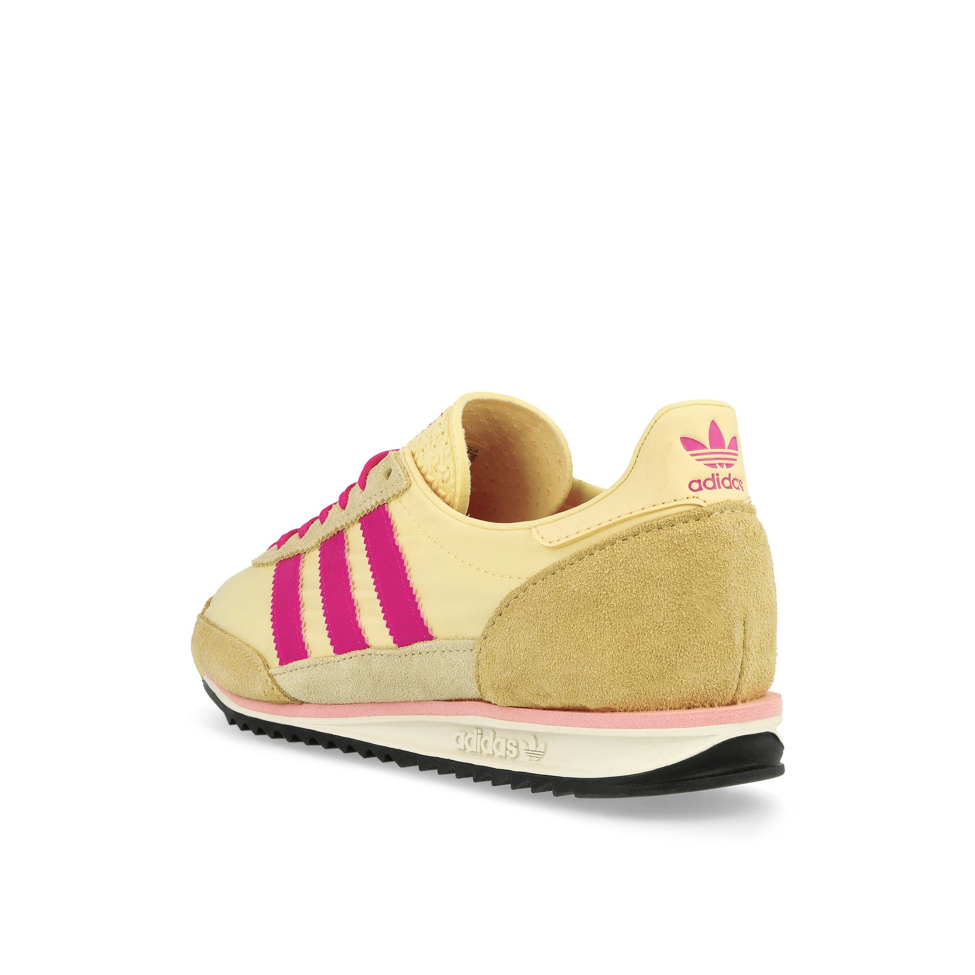 adidas SL 72 OG W Almost Yellow / Core Black / Shock Pink Low Top Sneakers Material | Overkill