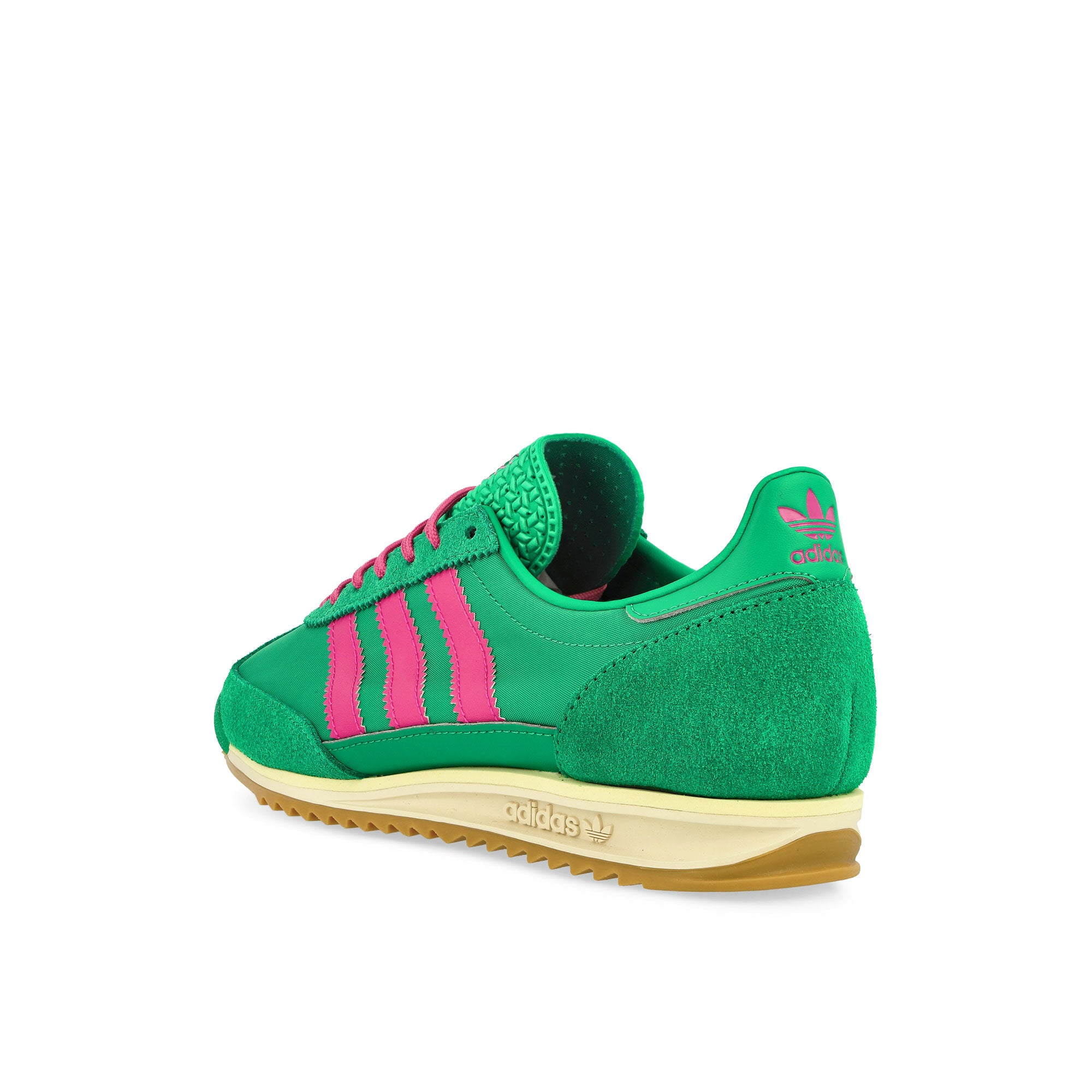 adidas SL 72 OG W Semi Court Green / Court Green / Semi Lucid Fuchsia Low Top Sneakers JQ6417 Material | Overkill