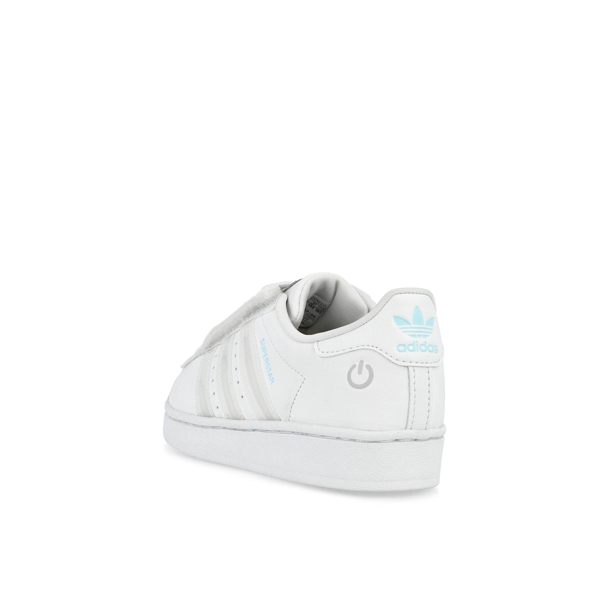 adidas Superstar Led Lights CF EL C Footwear White / Footwear White / Footwear White Low Top Sneakers JQ6419 Close-up | Overkill