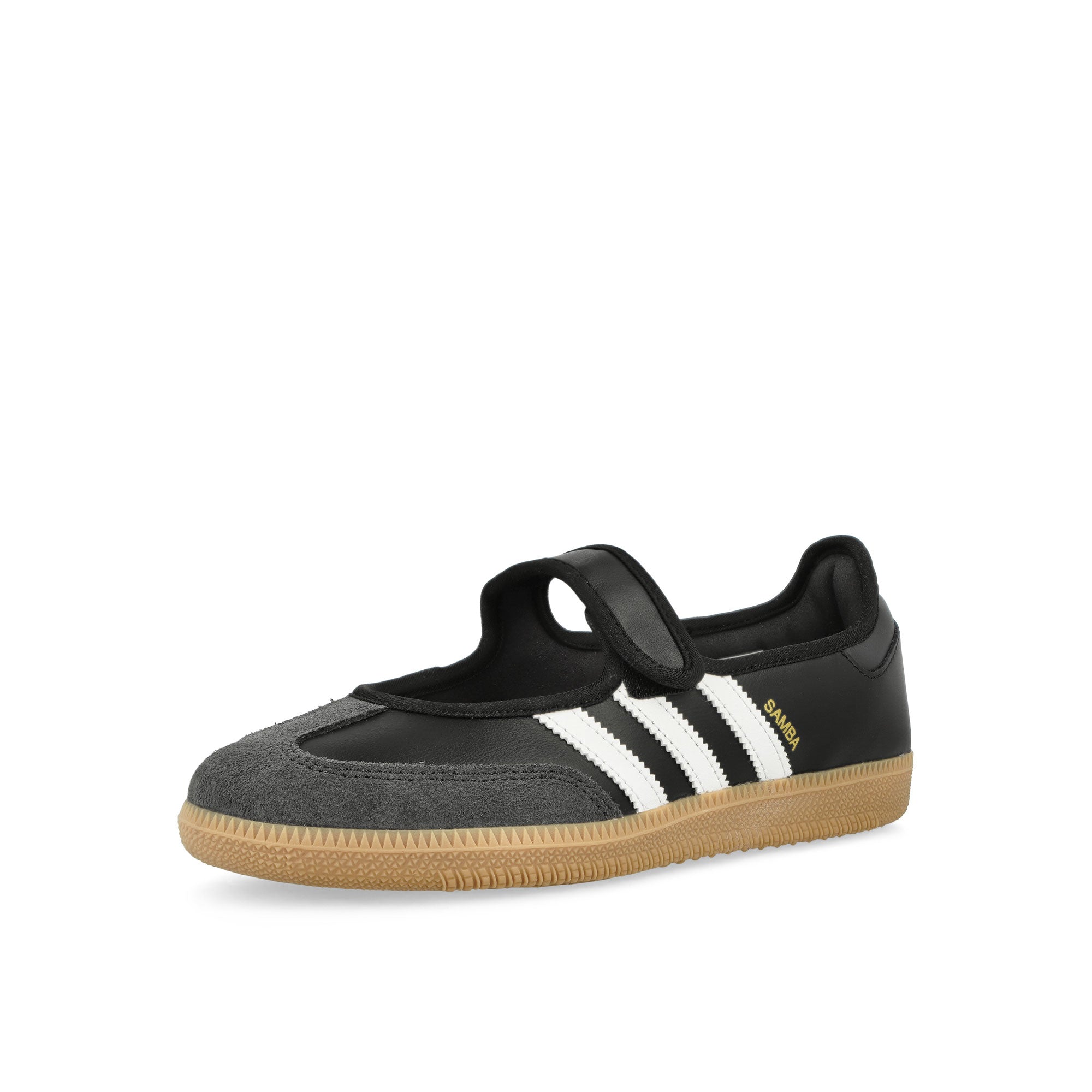 adidas Samba Jane W Footwear White / Carbon / Core Black Low Top Sneakers Close Up | Overkill