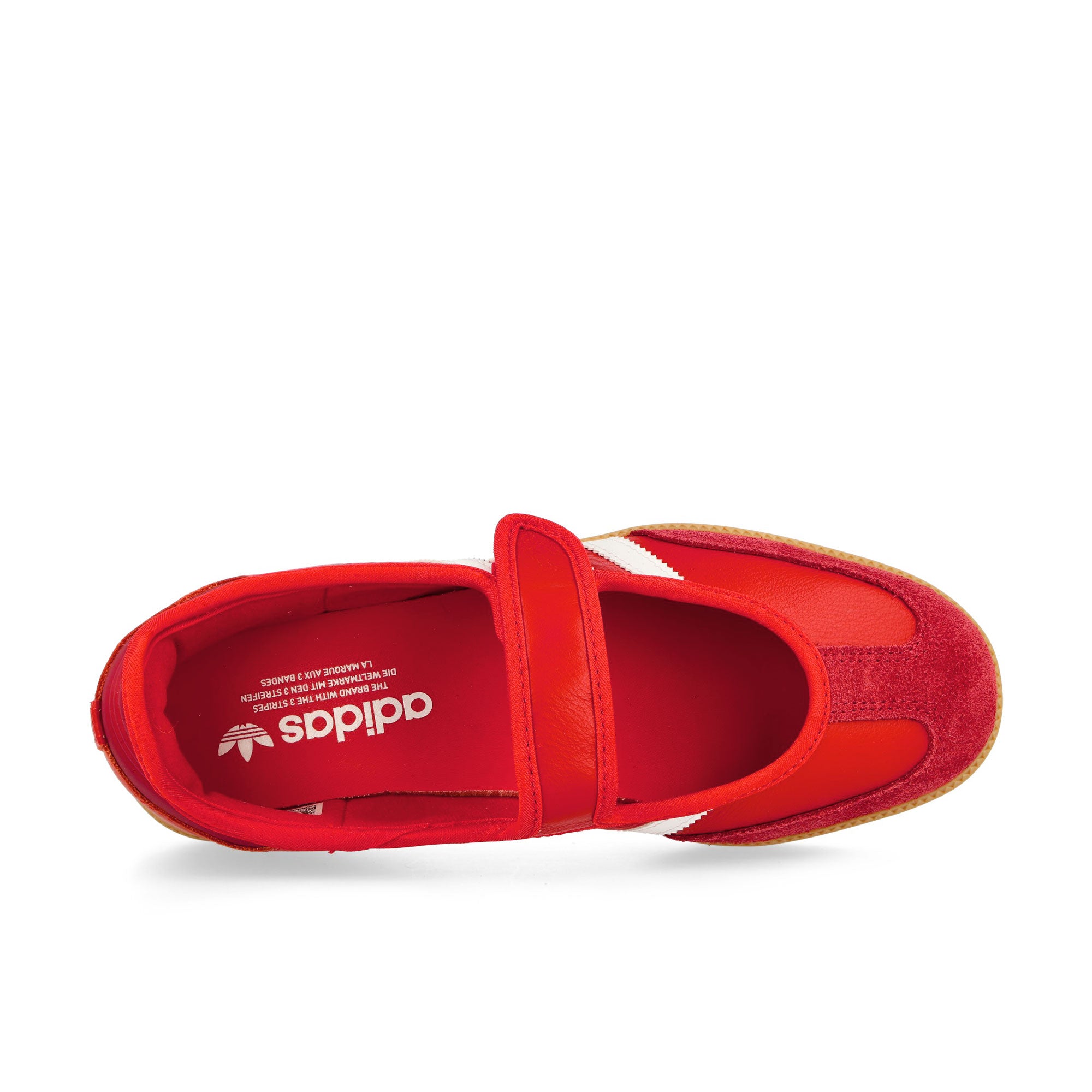 adidas Samba Jane W Better Scarlet / Team Victory Red / Gum Three Low Top Sneakers JQ6446 Detailfoto | Overkill