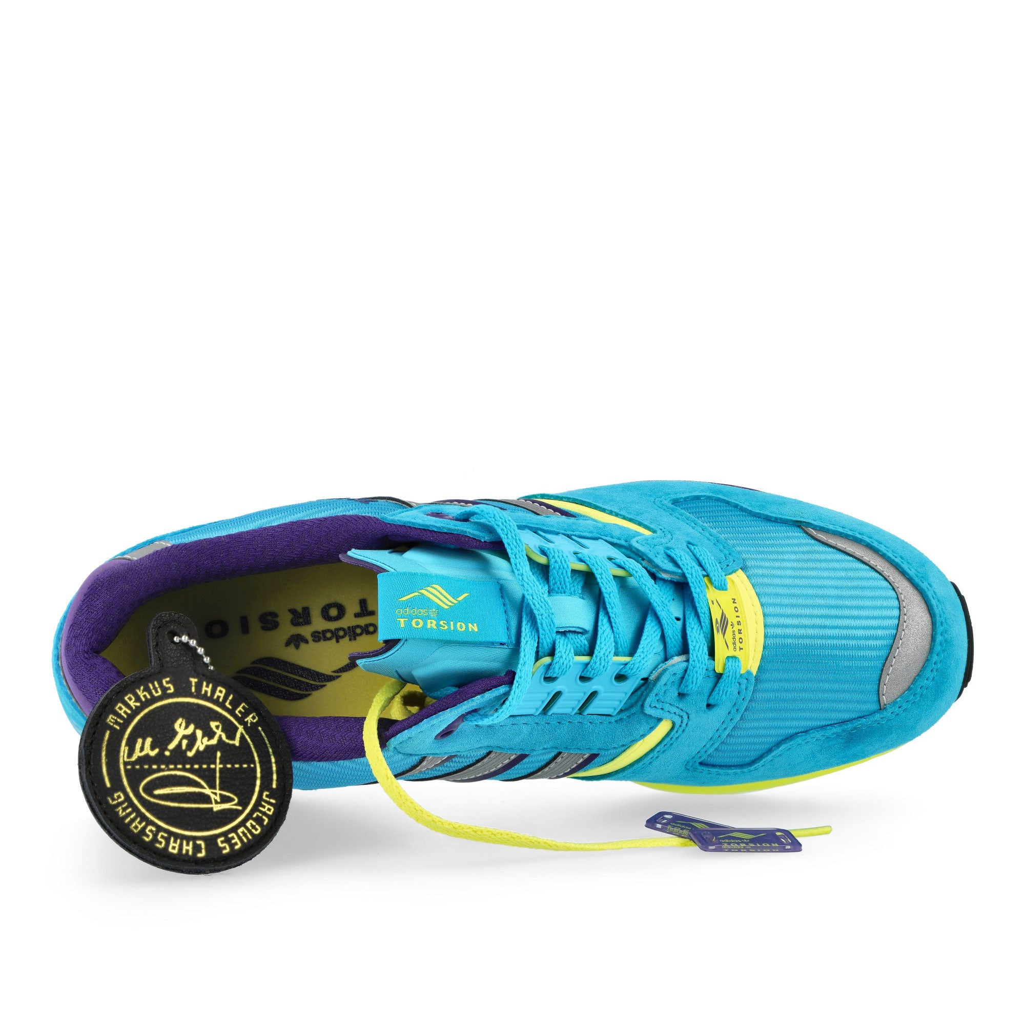 adidas ZX 8000 JC & MT Consortium Blue Glow / Blue Glow / Unity Purple Low Top Sneakers JQ6739 Detailfoto | Overkill