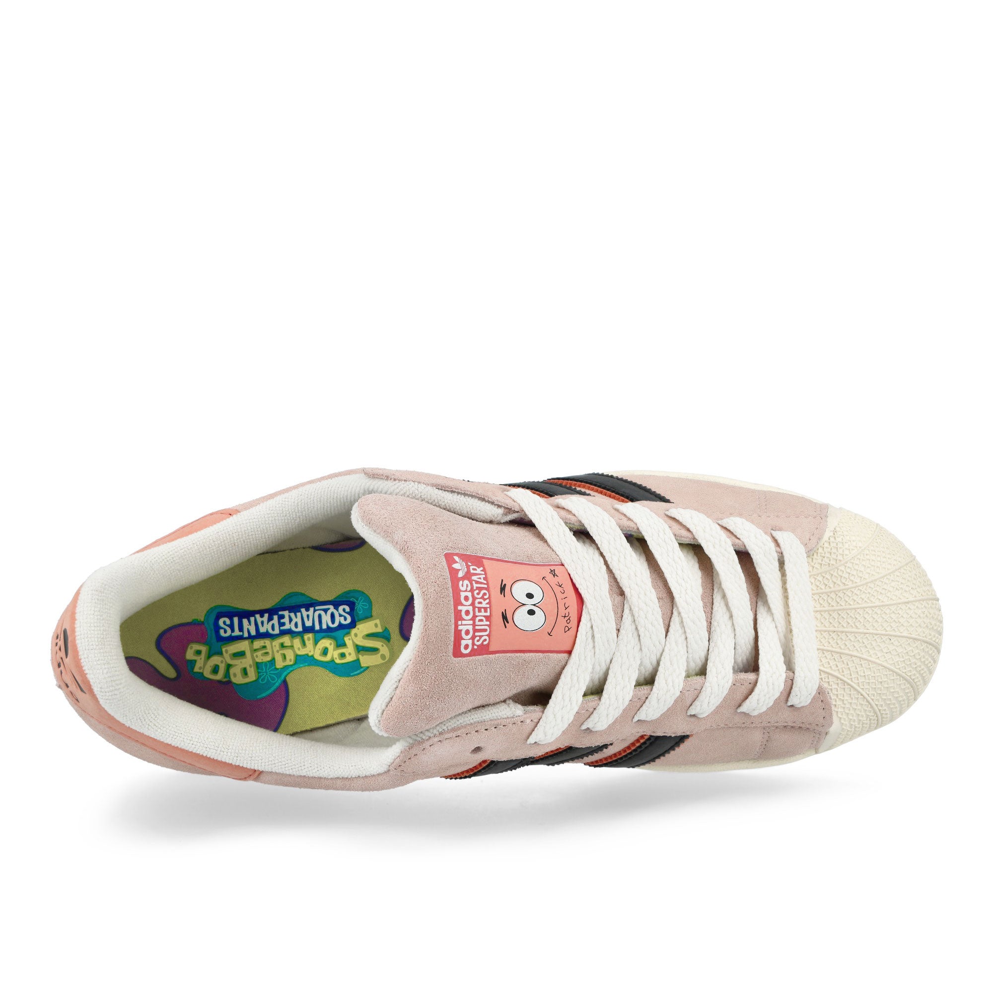 SpongeBob SquarePants x adidas Patrick Superstar Core Black / Wonder Clay Sneaker JQ6778 Detail View 2 | Overkill